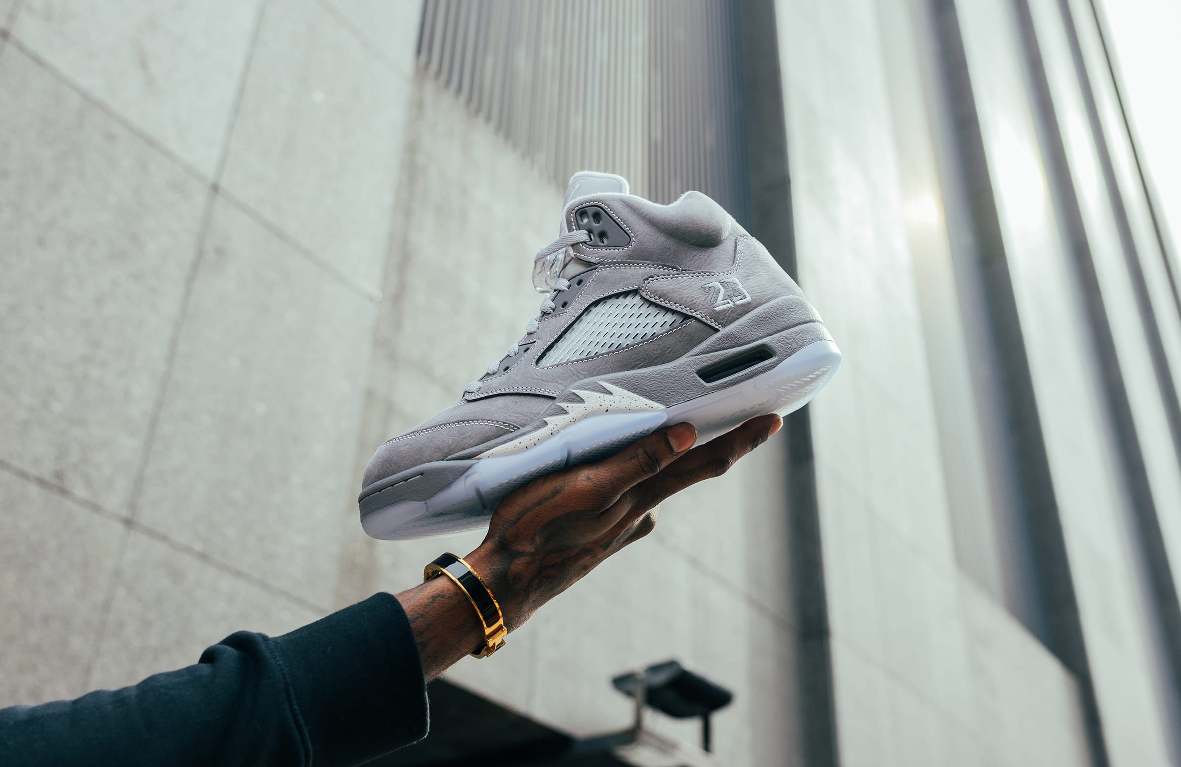 jordan 5 all grey