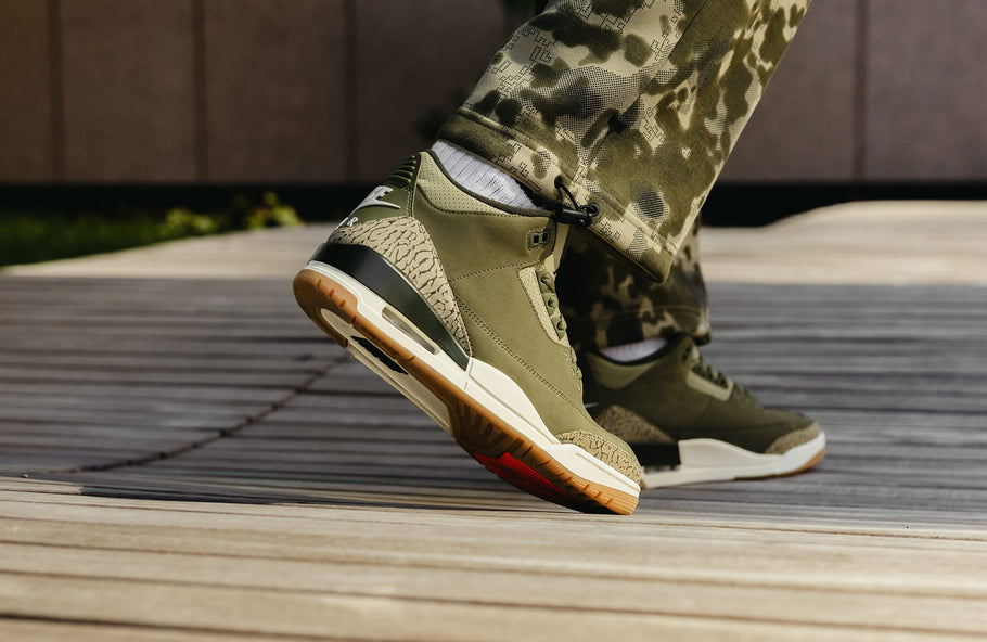 The Fall-Ready Air Jordan 3 Retro “Medium Olive” Is Here