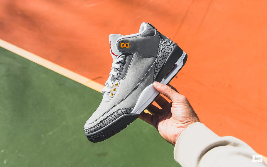Jordan 3 grey suede Clearance