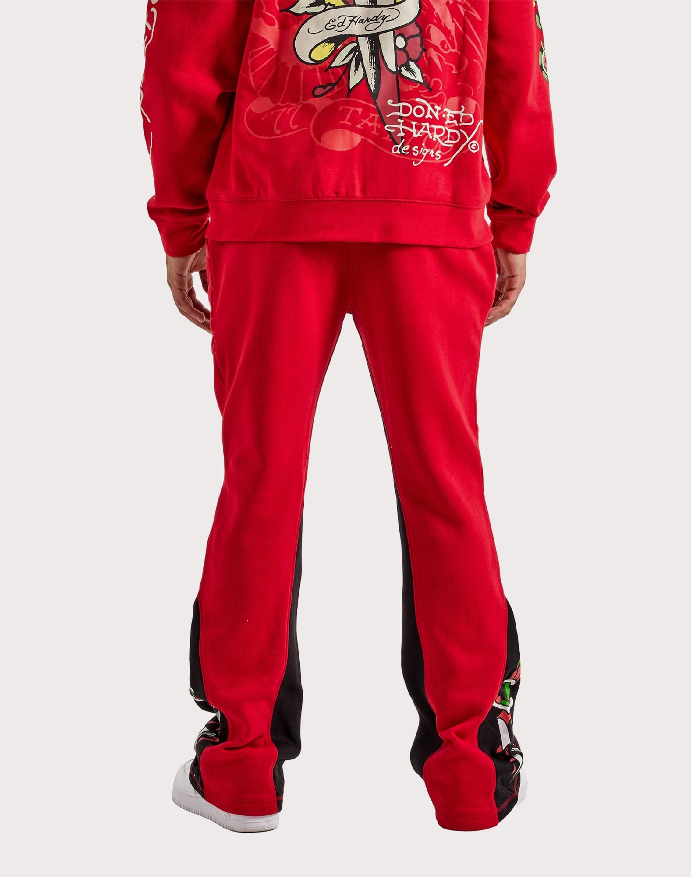 Ed Hardy Eagle Tiger Bootcut Sweatpants