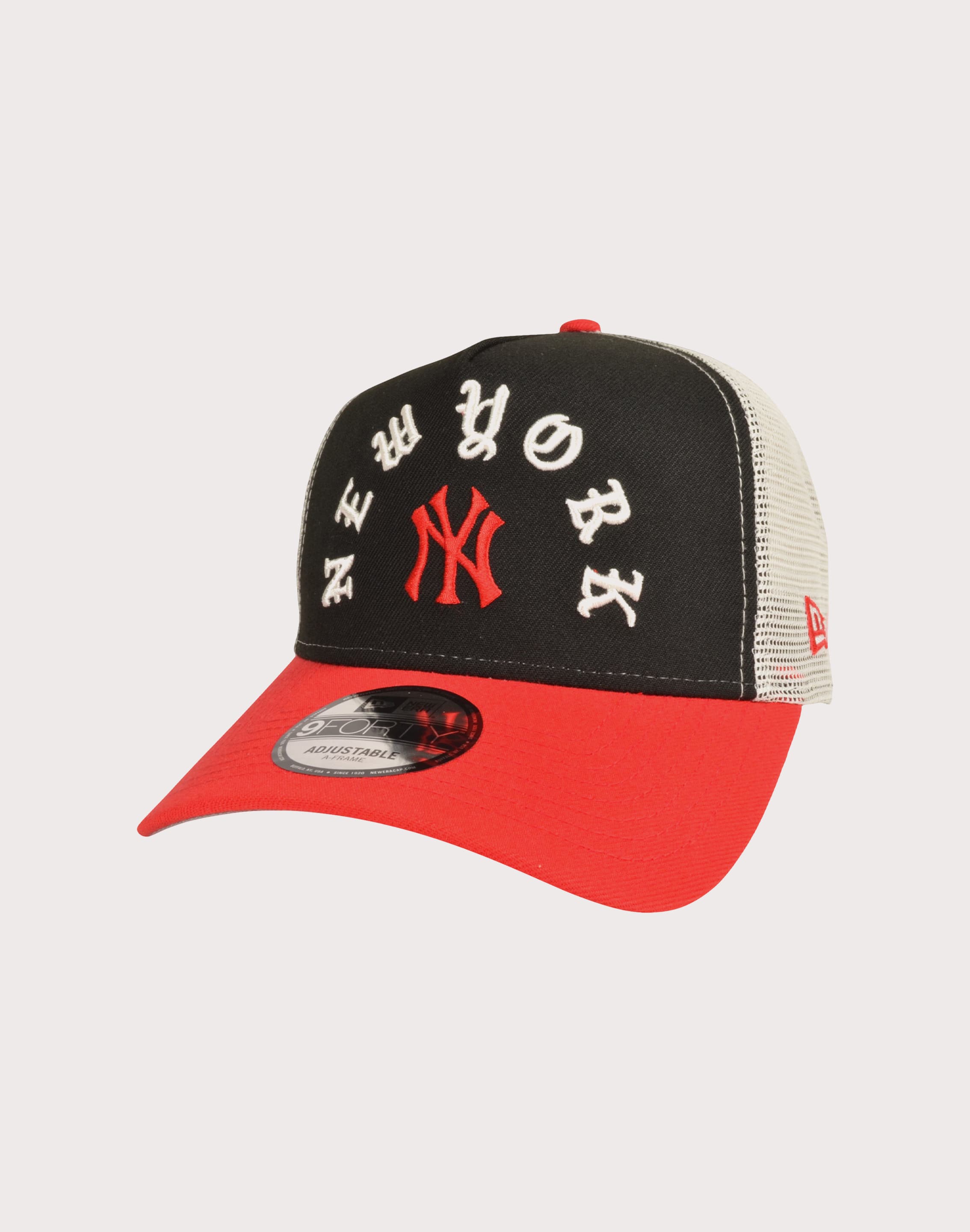 SAINTLAURENT×NEWERA9FORTY New Era MLB New York Yankees 9FORTY A-Frame Blood Line