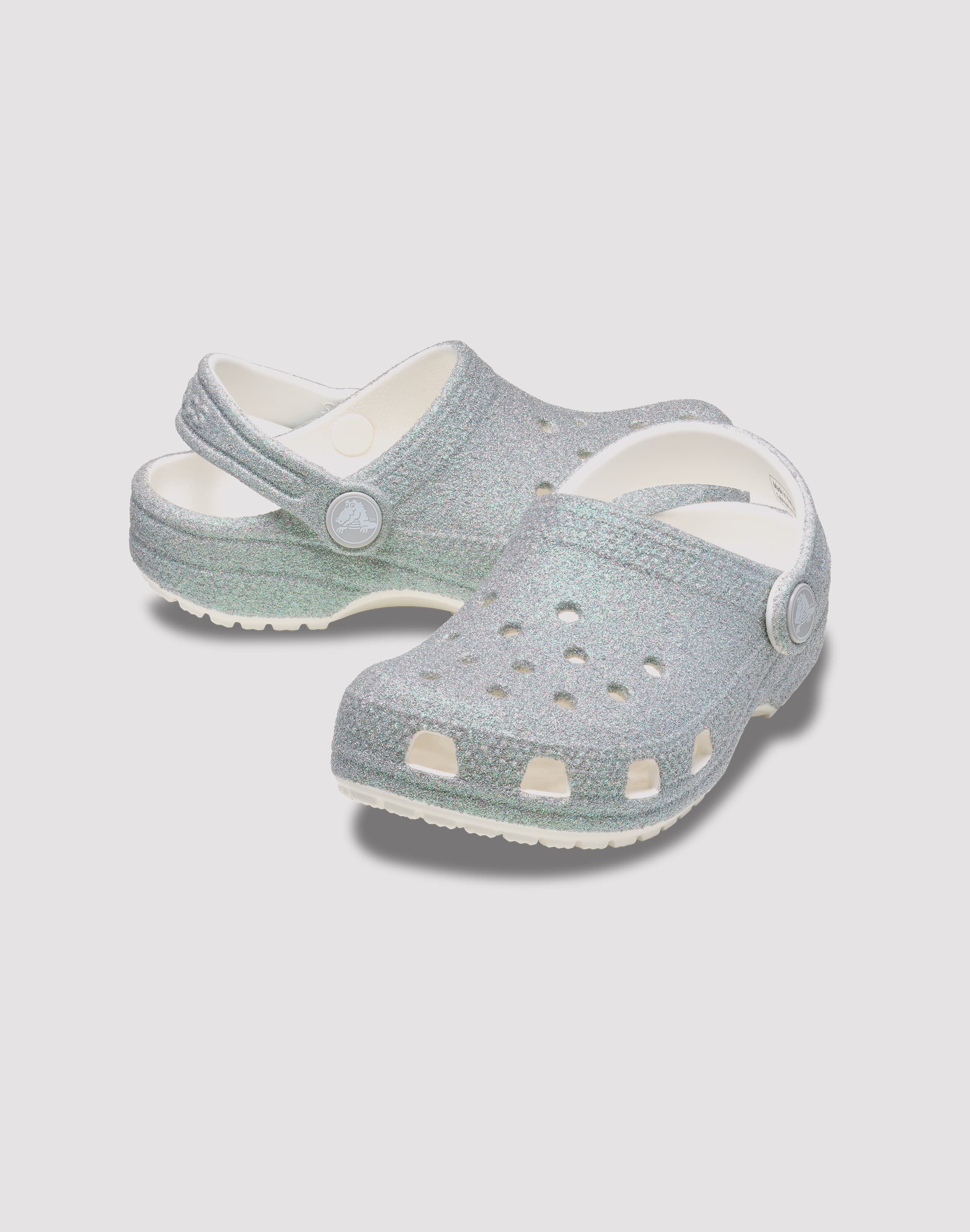 Photo of Crocs Classic Iridescent Grade School Girls' "Glitter" Clog