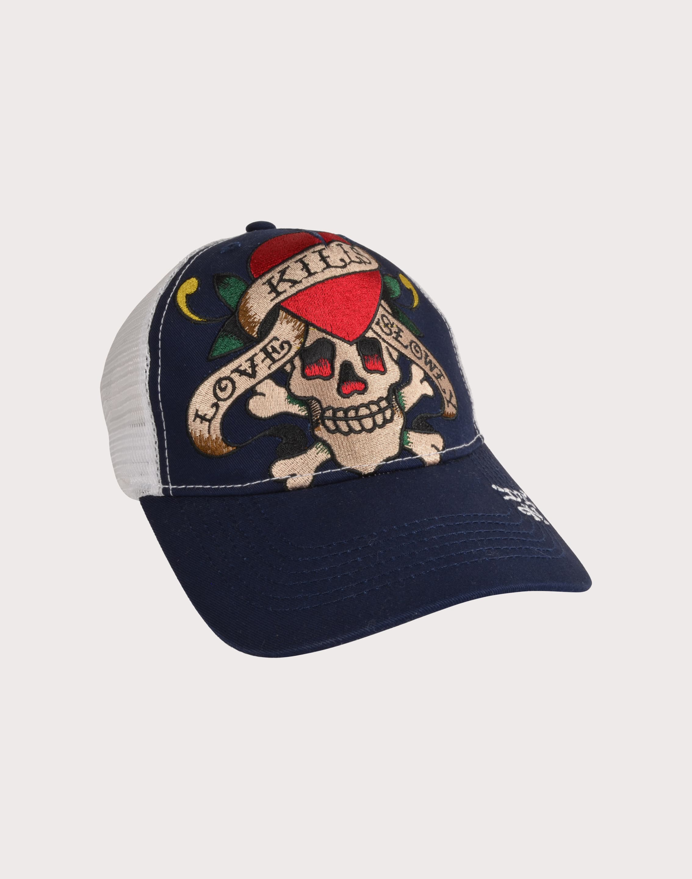 Ed Hardy スカルデザインキャップ ハワイ購入 Ed Hardy Embroidered