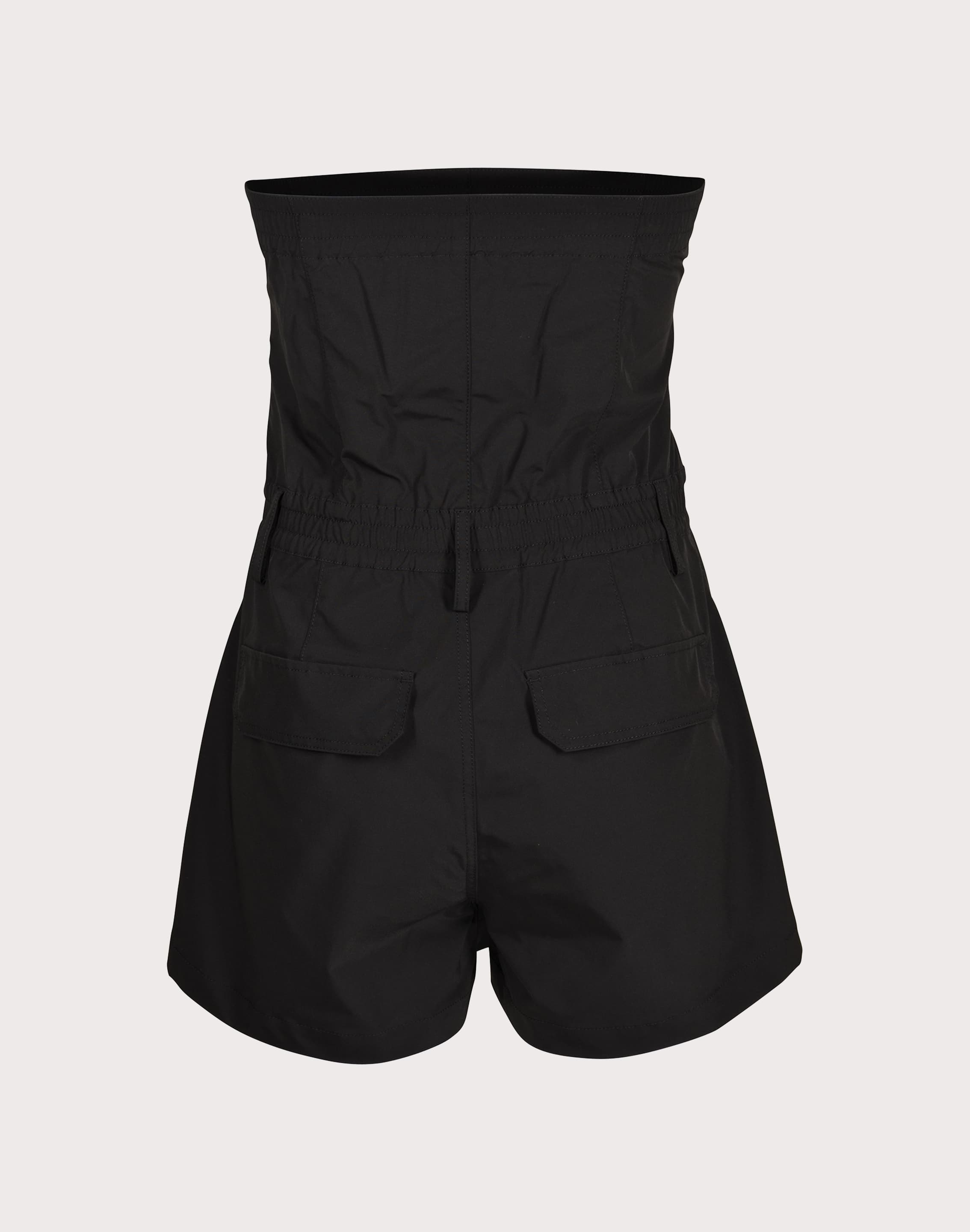 theredthread S drape romper 黒 theredthread S drape romper 黒 THEREDTHREAD / ザレッドスレッド】S