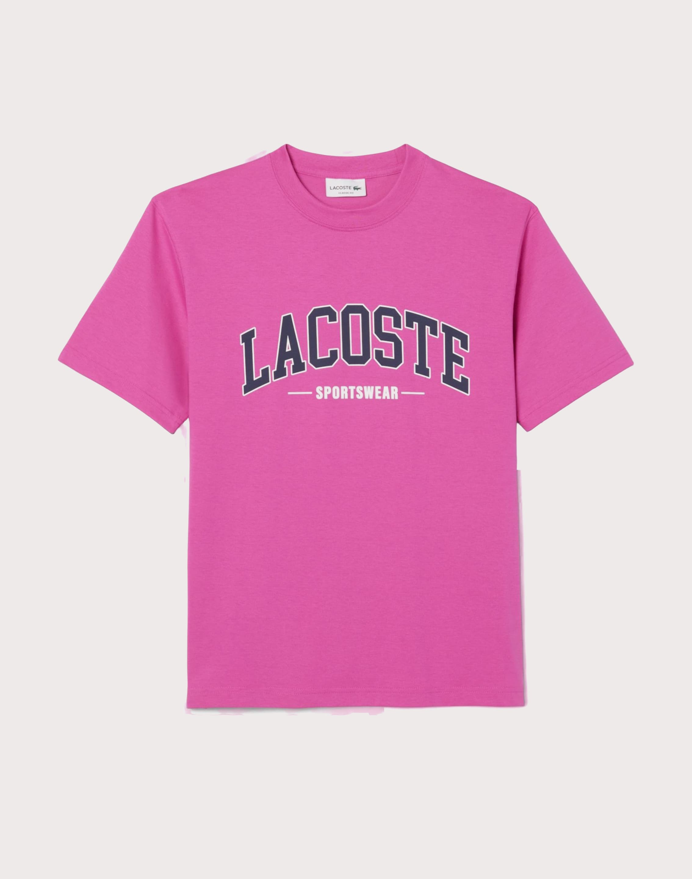 Lacoste SW Branding Pink Tee – DTLR