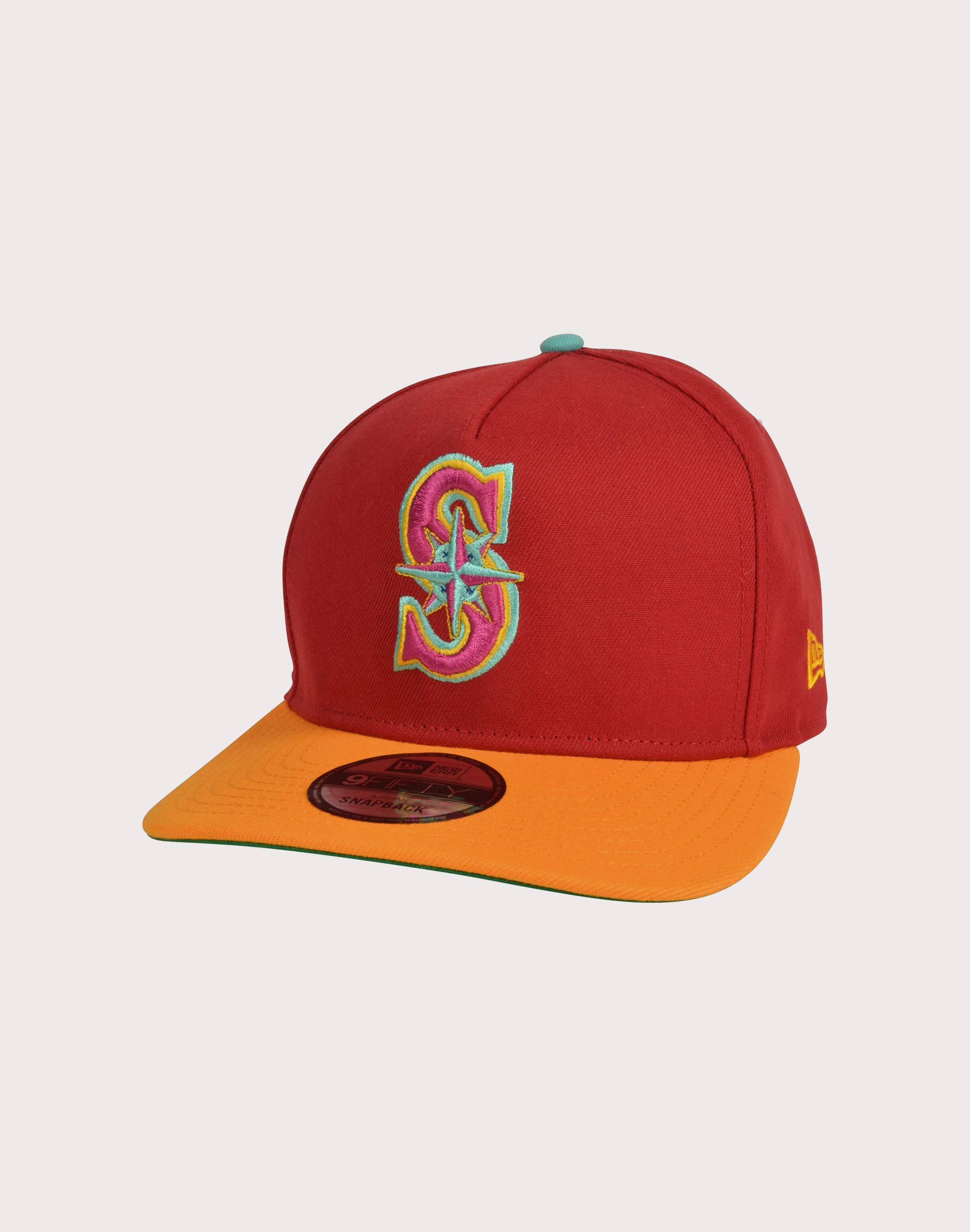 New Era MLB Seattle Mariners 9FIFTY A-Frame Spring Red Snapback