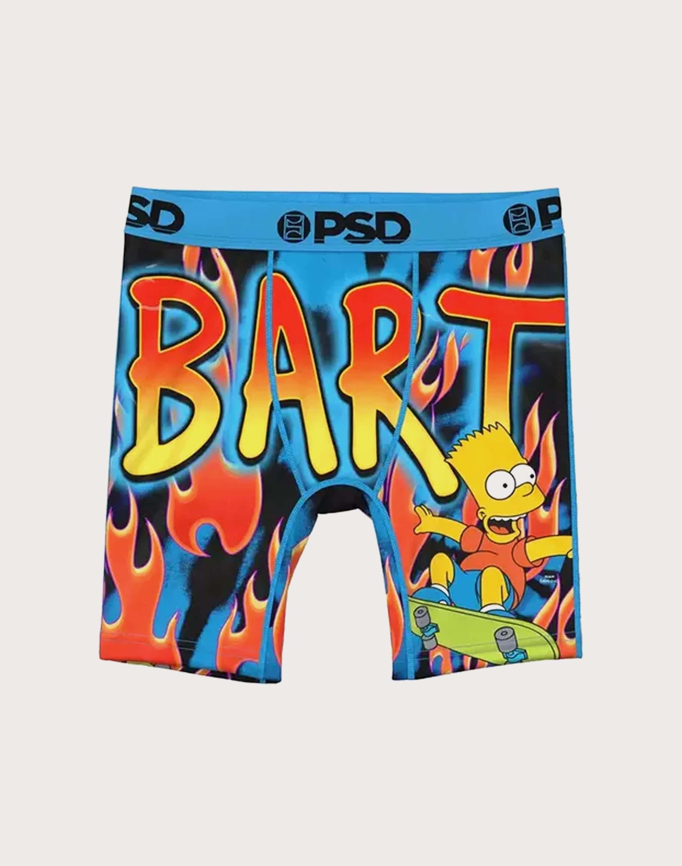 Photo of Psd Underwear El Barto Heat Boxer Briefs Grade-School