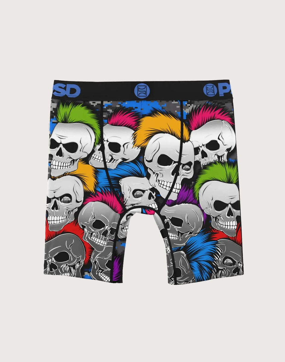 Psd Underwear Skull Hawk Boxer Briefs Grade-School – DTLR