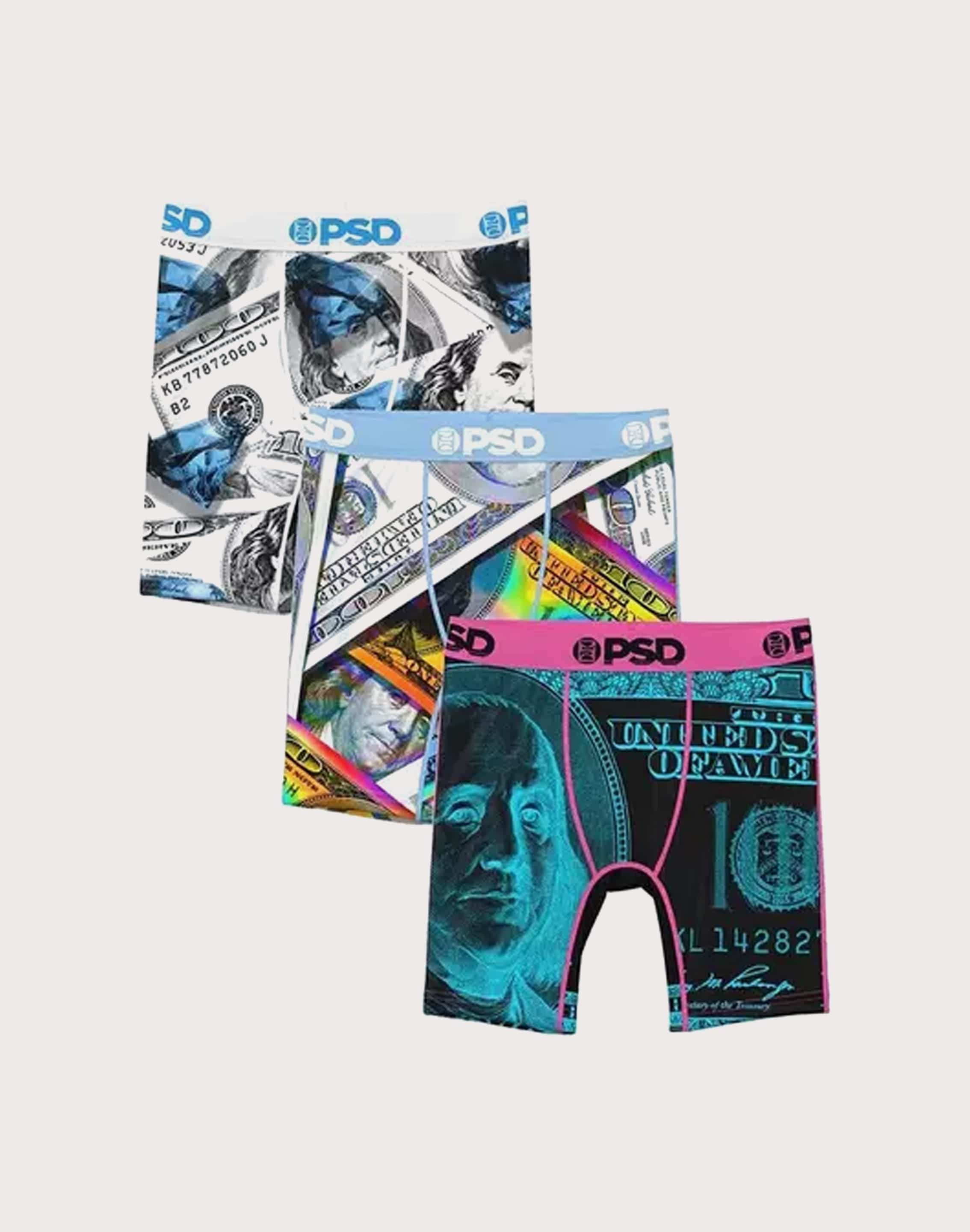 Photo of Psd Underwear Cash Flow Boxer Briefs 3-Pack Grade-School