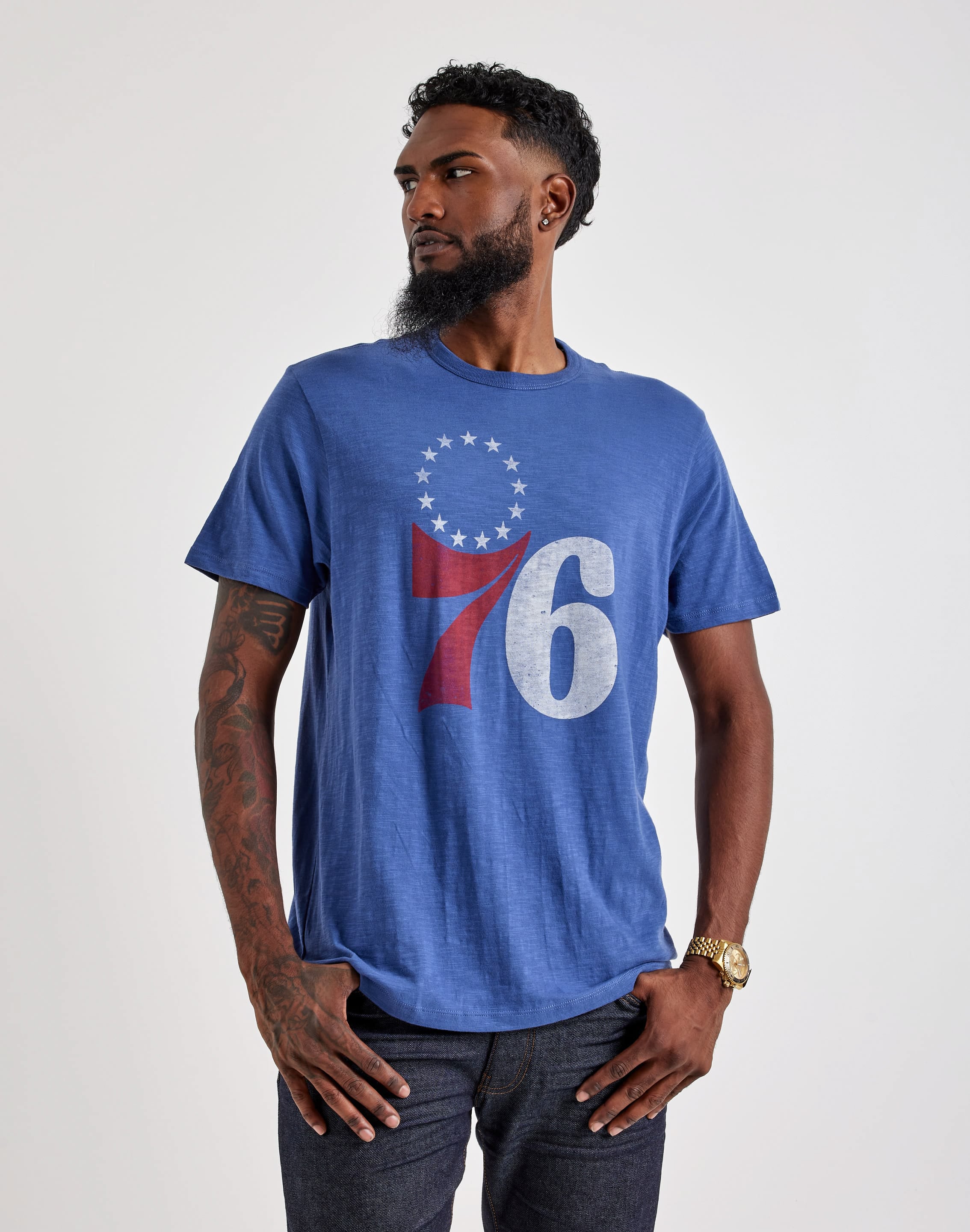 Photo of 47 Brand NBA Philadelphia 76ers Bleacher Tee
