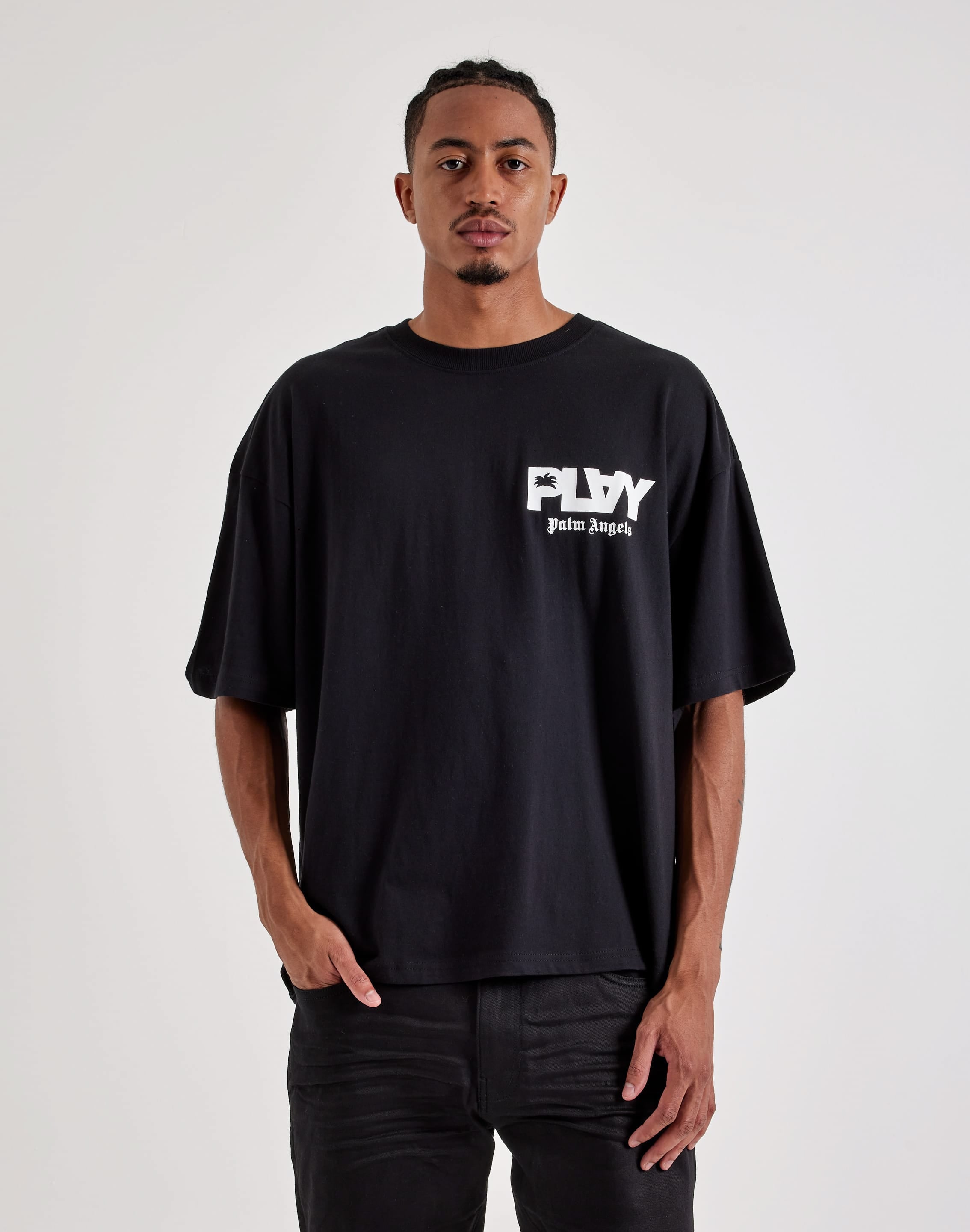 Photo of PLAY Palm Angels Repeating Logo Tee