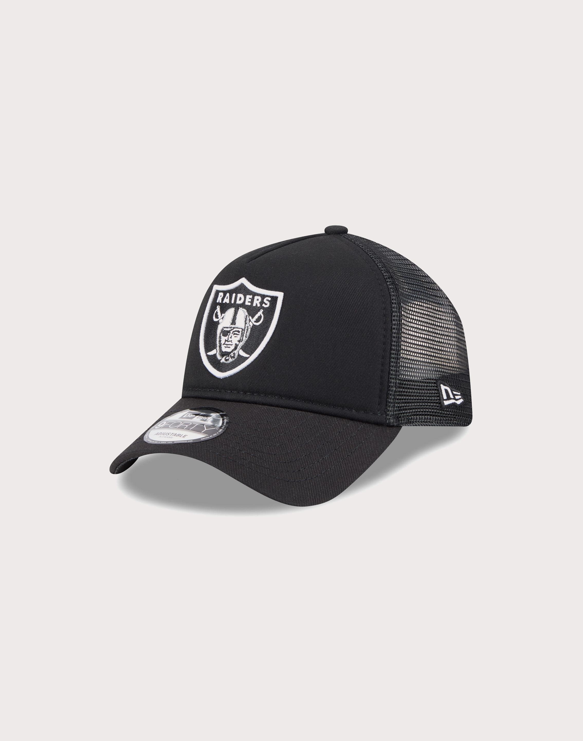 New Era NFL Las Vegas Raiders 9FORTY A-Frame Trucker Hat – DTLR