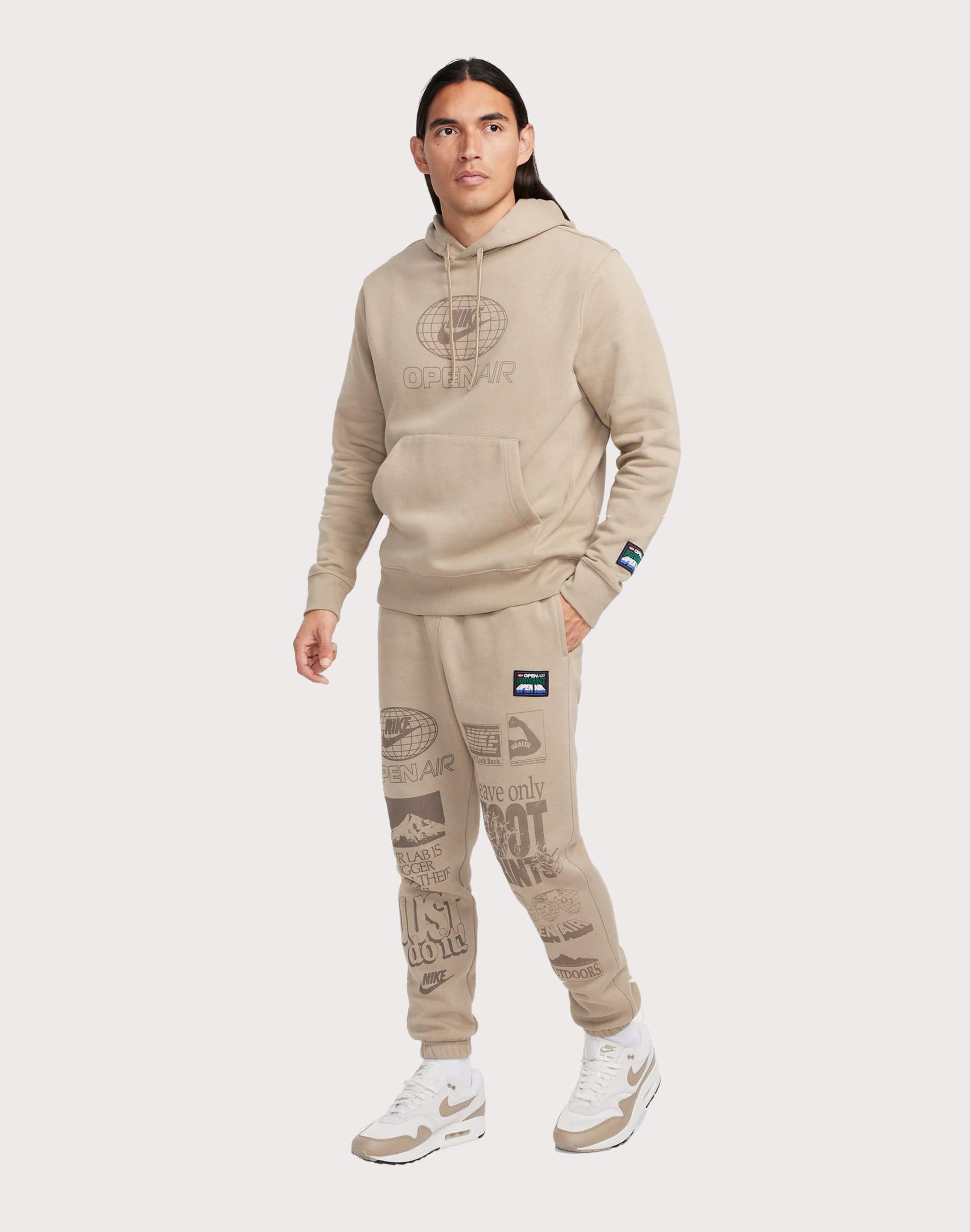 Nike лого на флісі