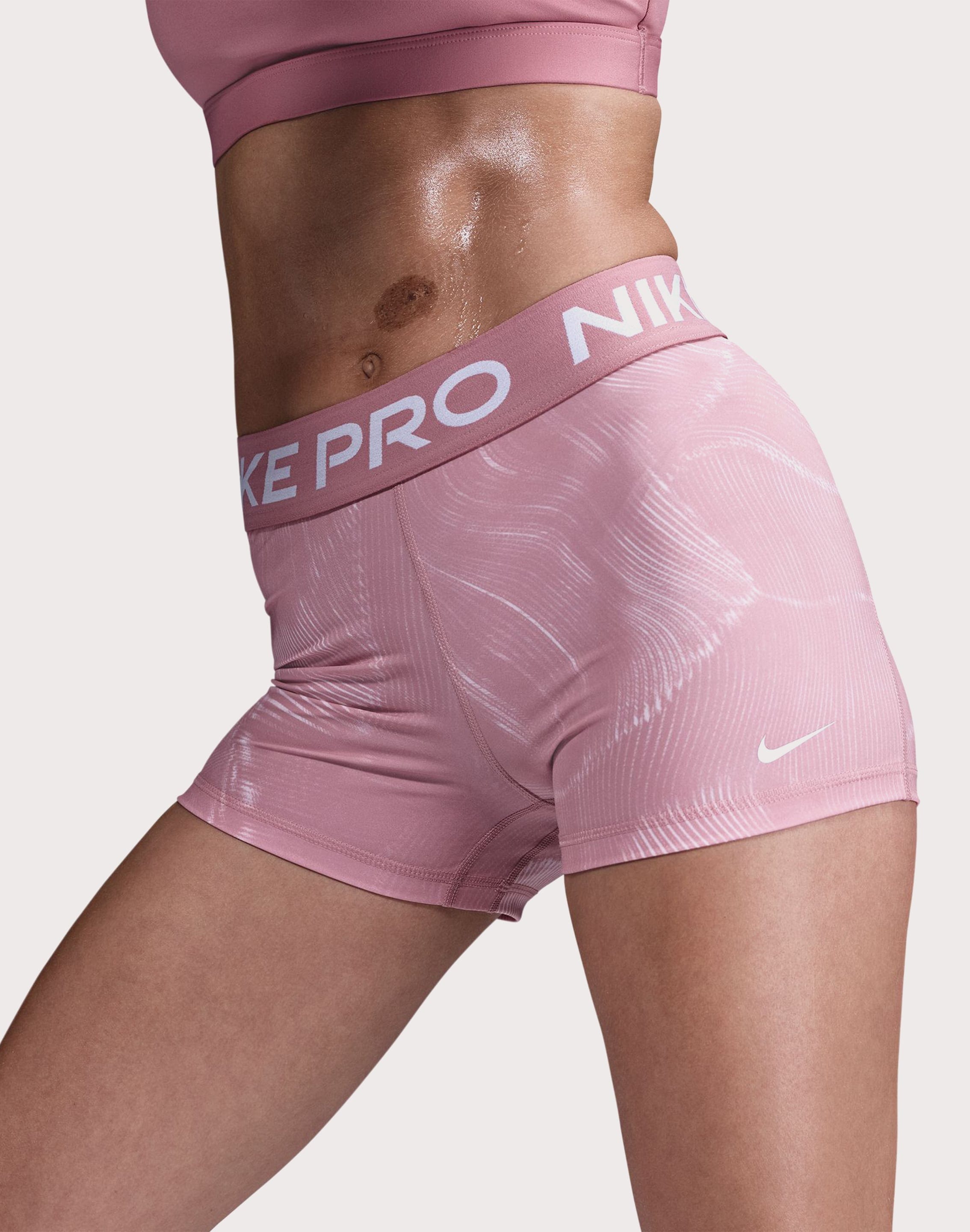 Nike "Pro 3"" Pink Shorts"