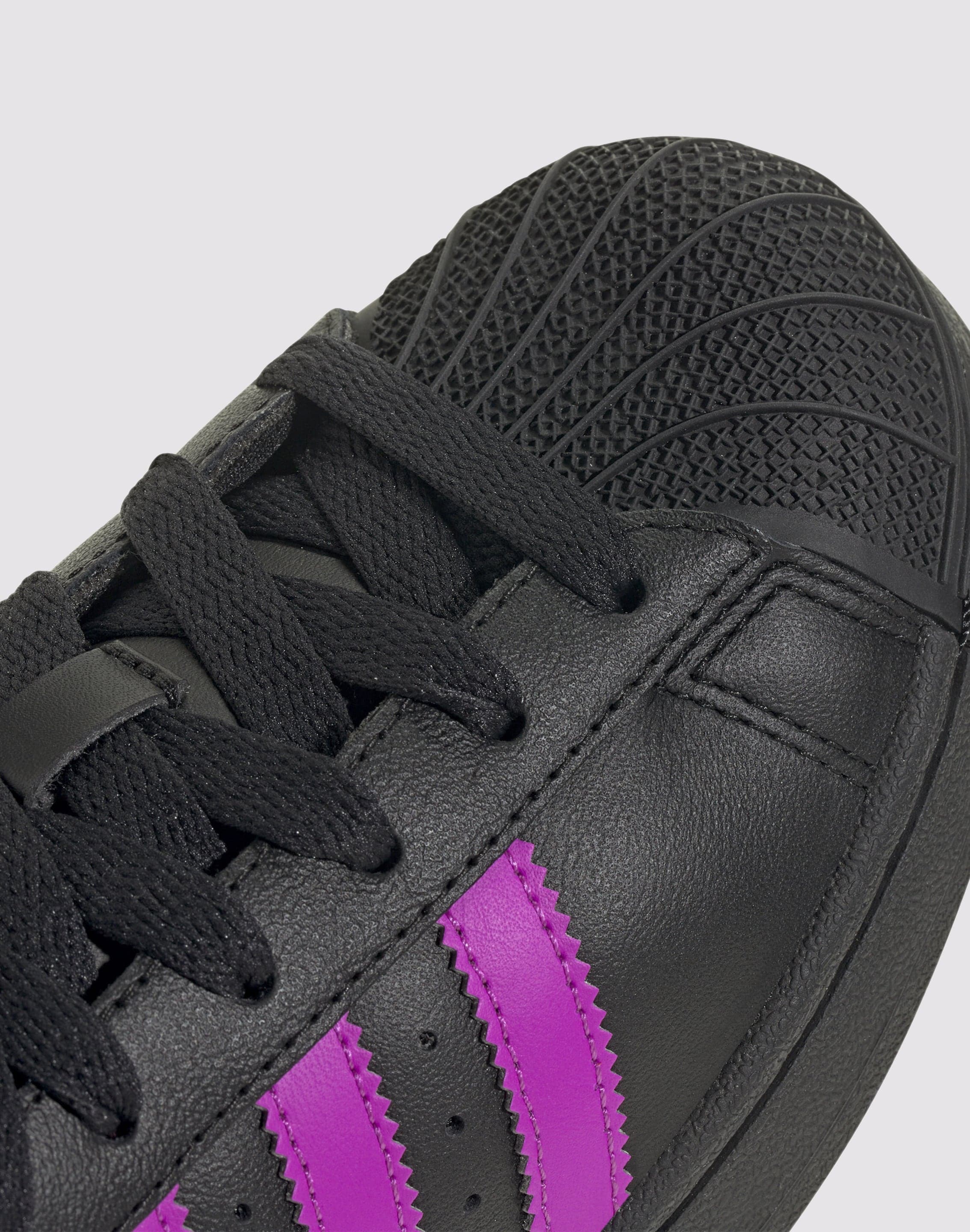 Adidas Originals Superstar II "Black/Flash Pink" Grade School Girls' DTLR Adidas Originals Superstar II "Black/Flash Pink" Grade School Girls' DTLR