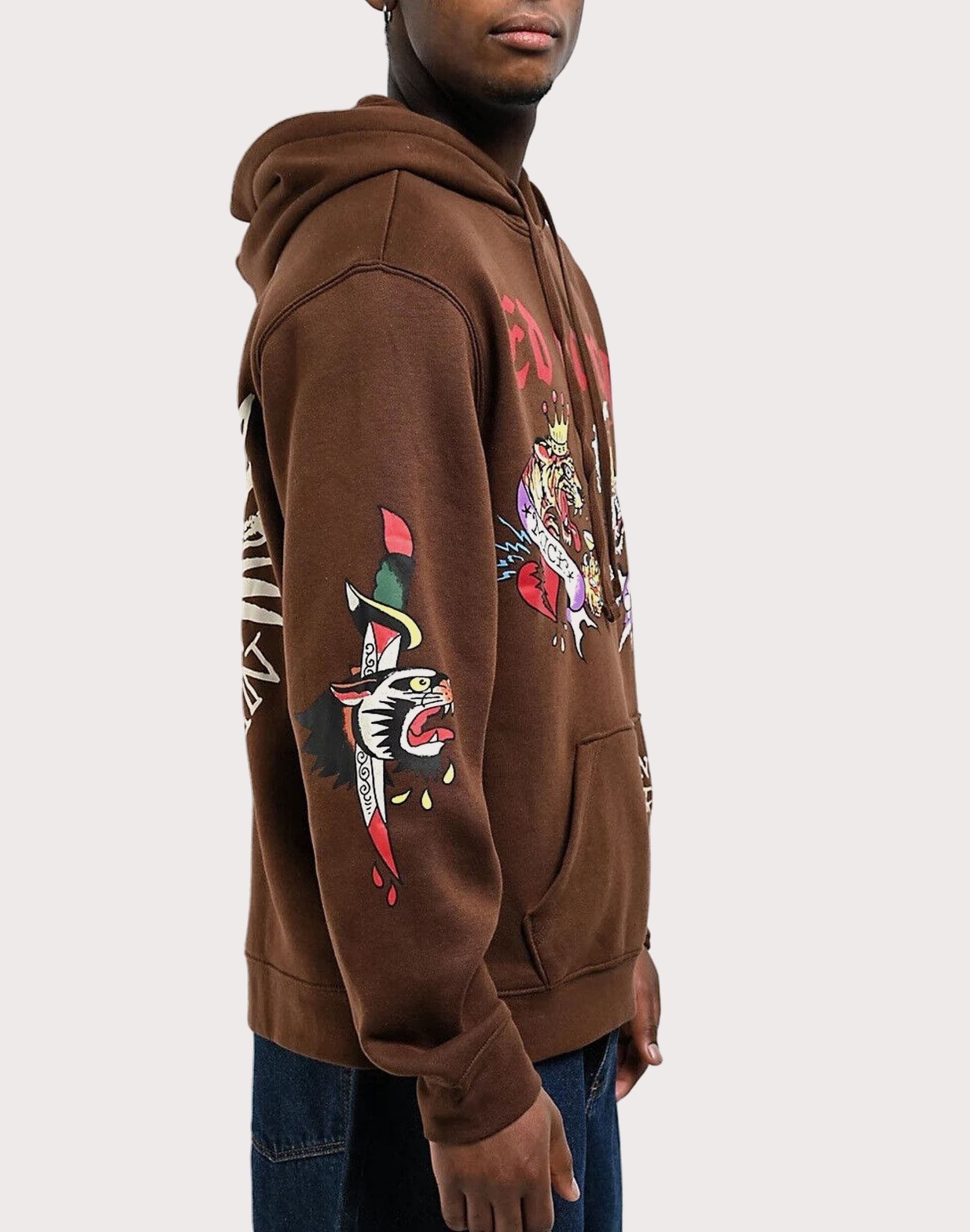 Ed Hardy Panther Tiger Pullover Hoodie – DTLR