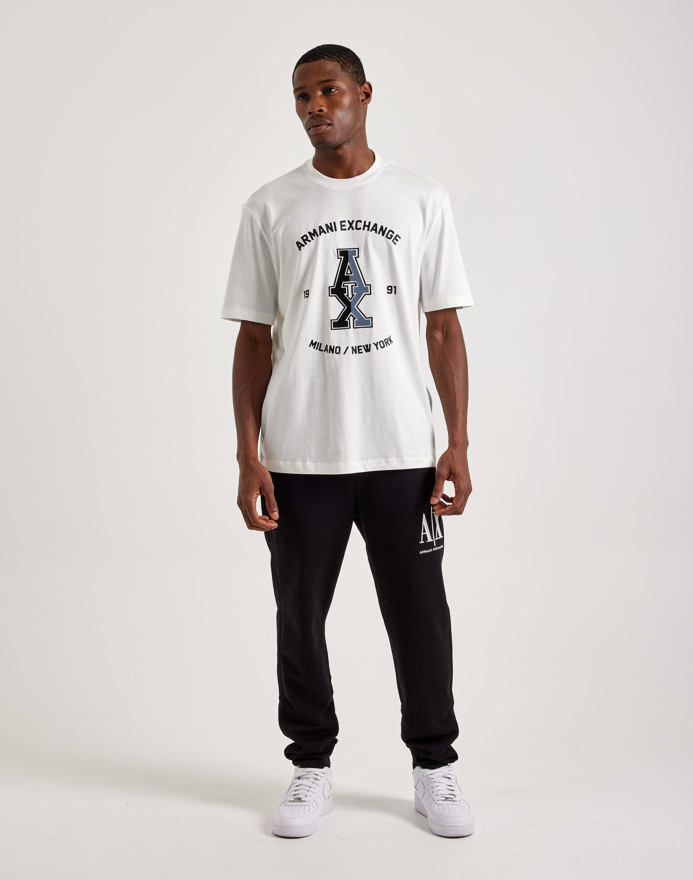 Armani Exchange Stacked Logo Tee