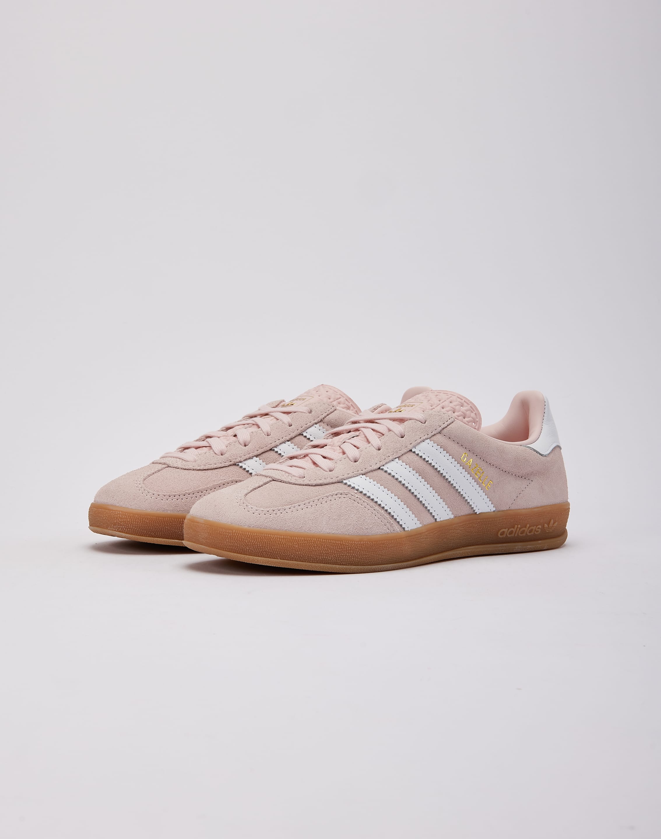 adidas Gazelle Indoor Shoes - Women's - Sandy Pink / Cloud White / Gum - 10 adidas Gazelle Indoor Shoes - Women's - Sandy Pink / Cloud White / Gum - 10