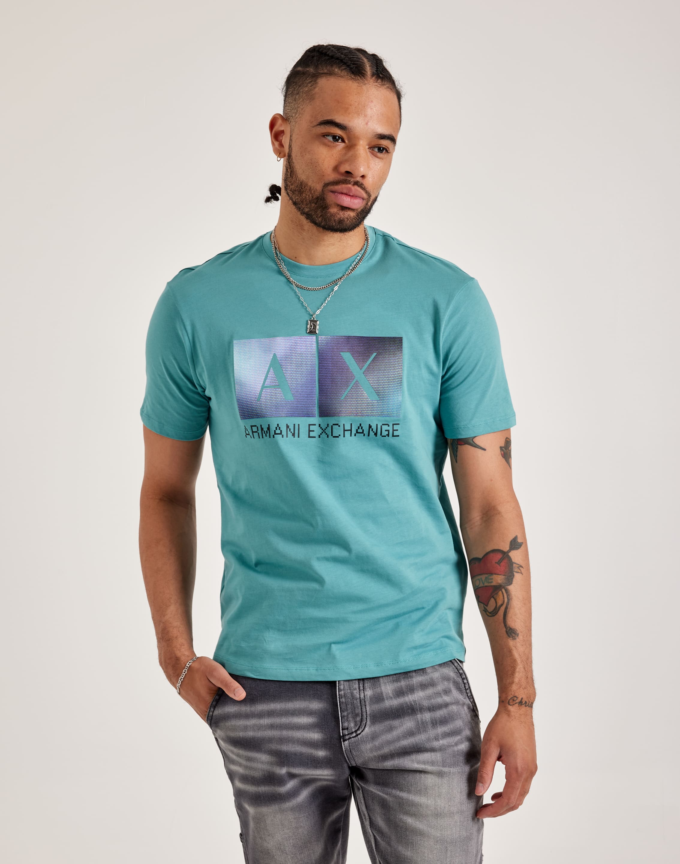 Photo of Armani Exchange Box Logo Tee