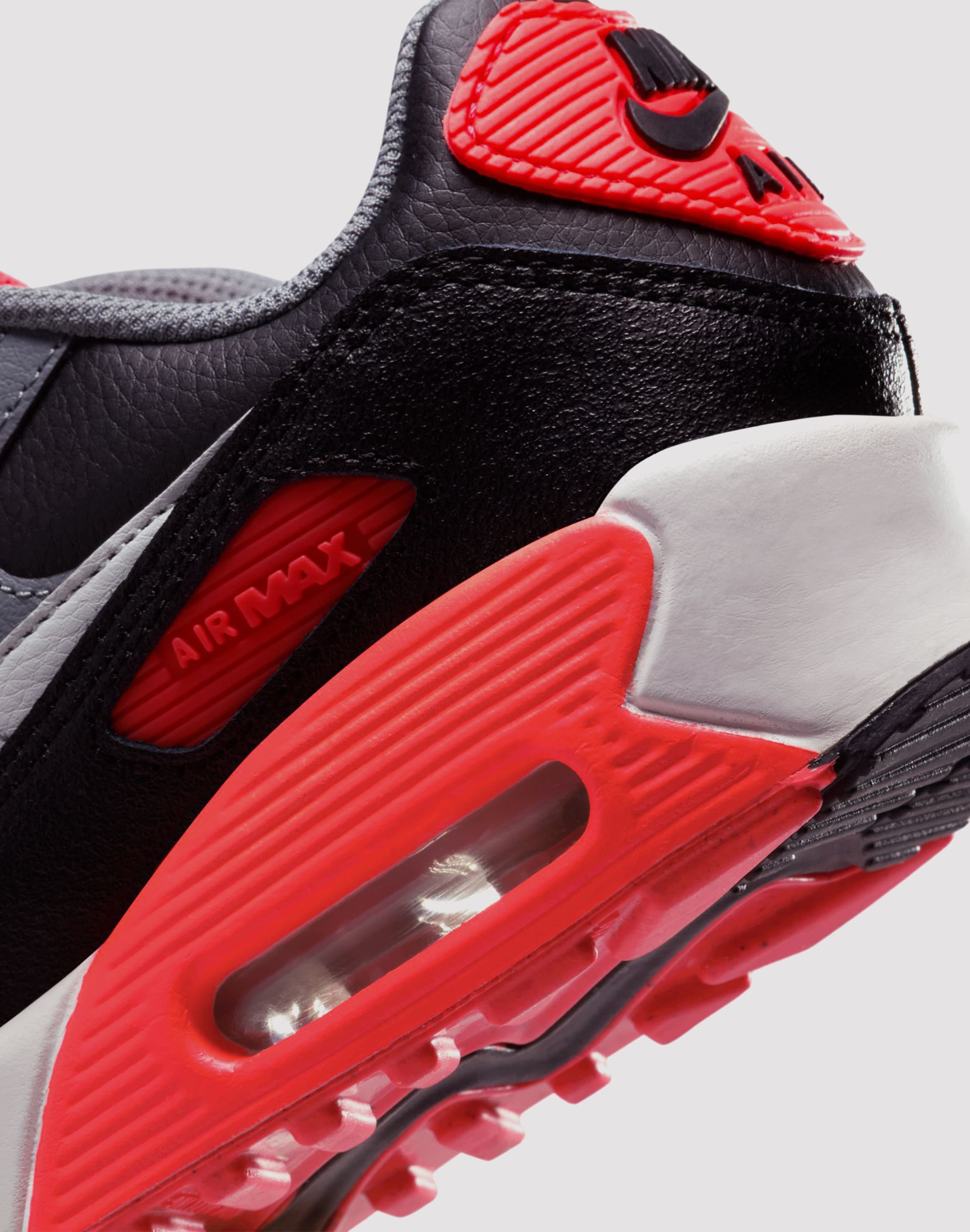 Photo of Nike Air Max 90 Grade School Boys' "Black/Photon Dust/Cool Grey"