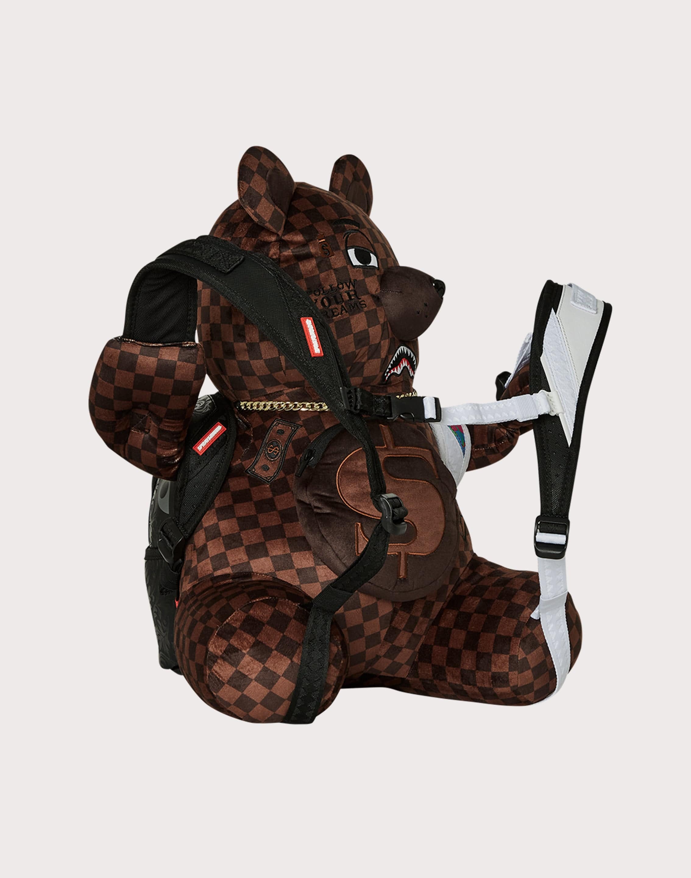 louis vuitton bear backpack Sprayground Bear Wearing Backpack – DTLR