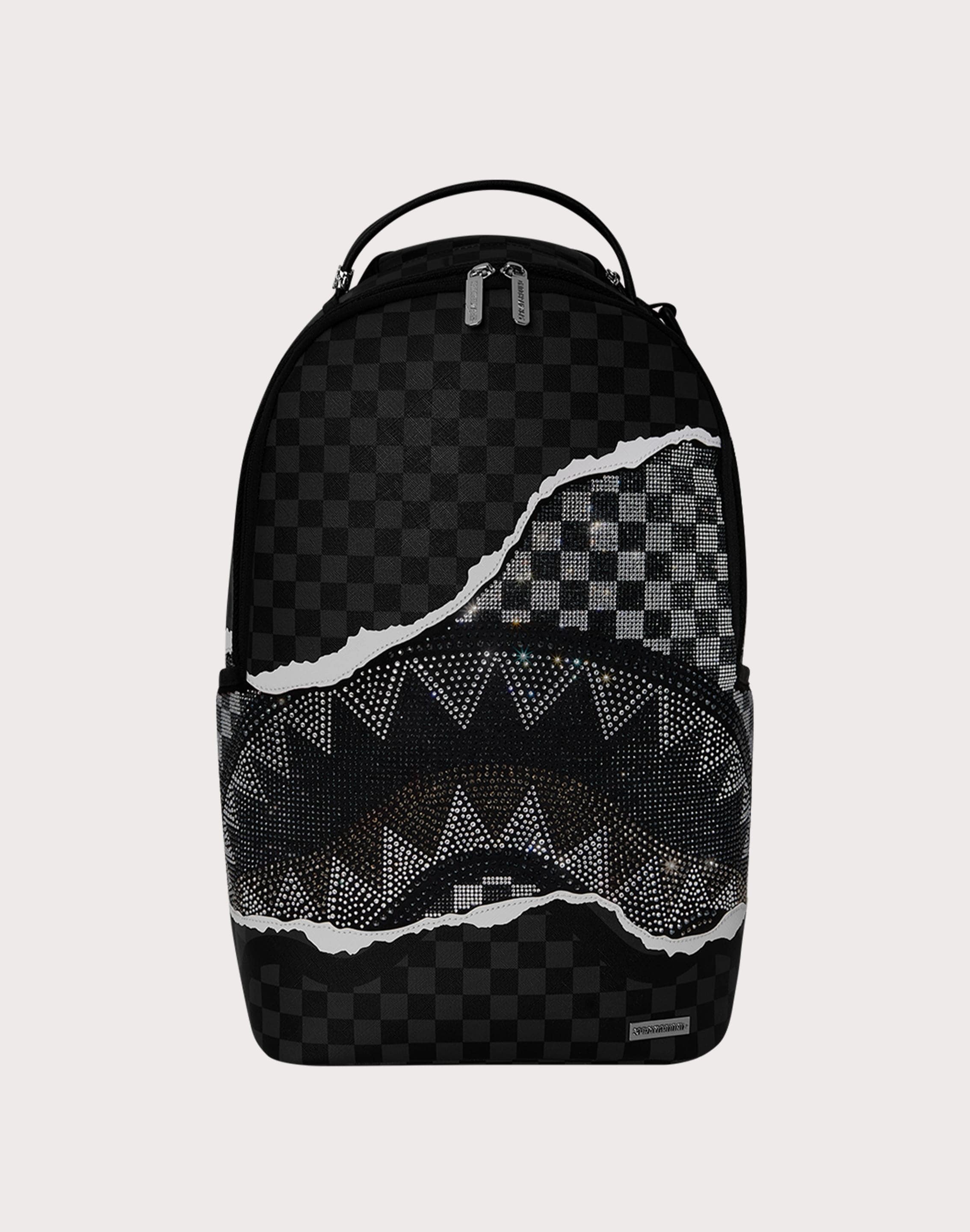 backpack with leather diamond Women's PU Lattice Mini Chic High Fashion Wicked Tender patterned leather backpack expertly crafted from premium Laptop Backpack - Basic, Front