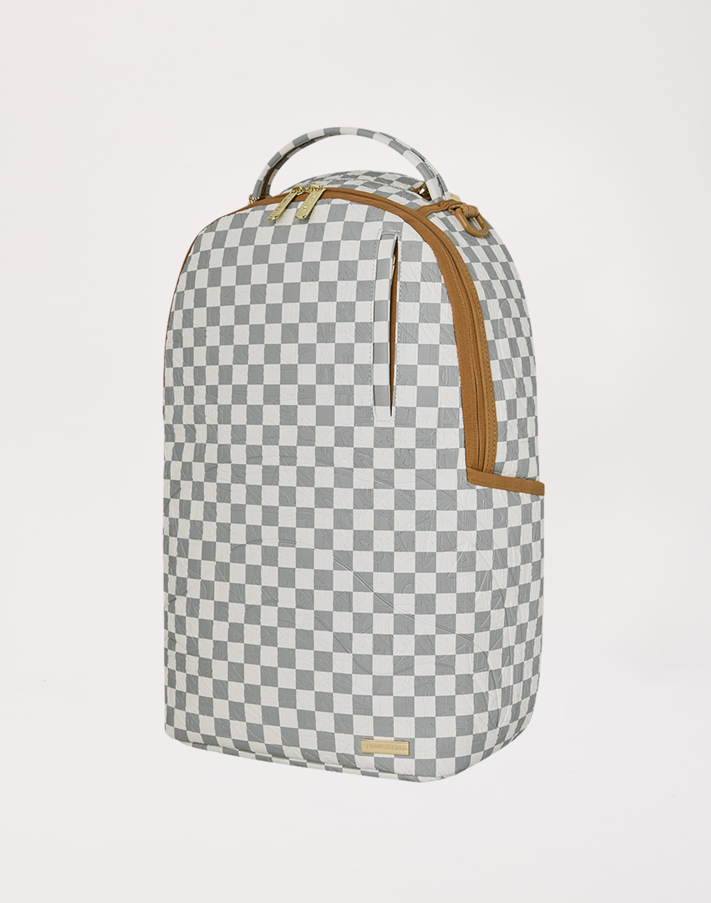 Photo of Sprayground Graffiti Embossed Check Backpack
