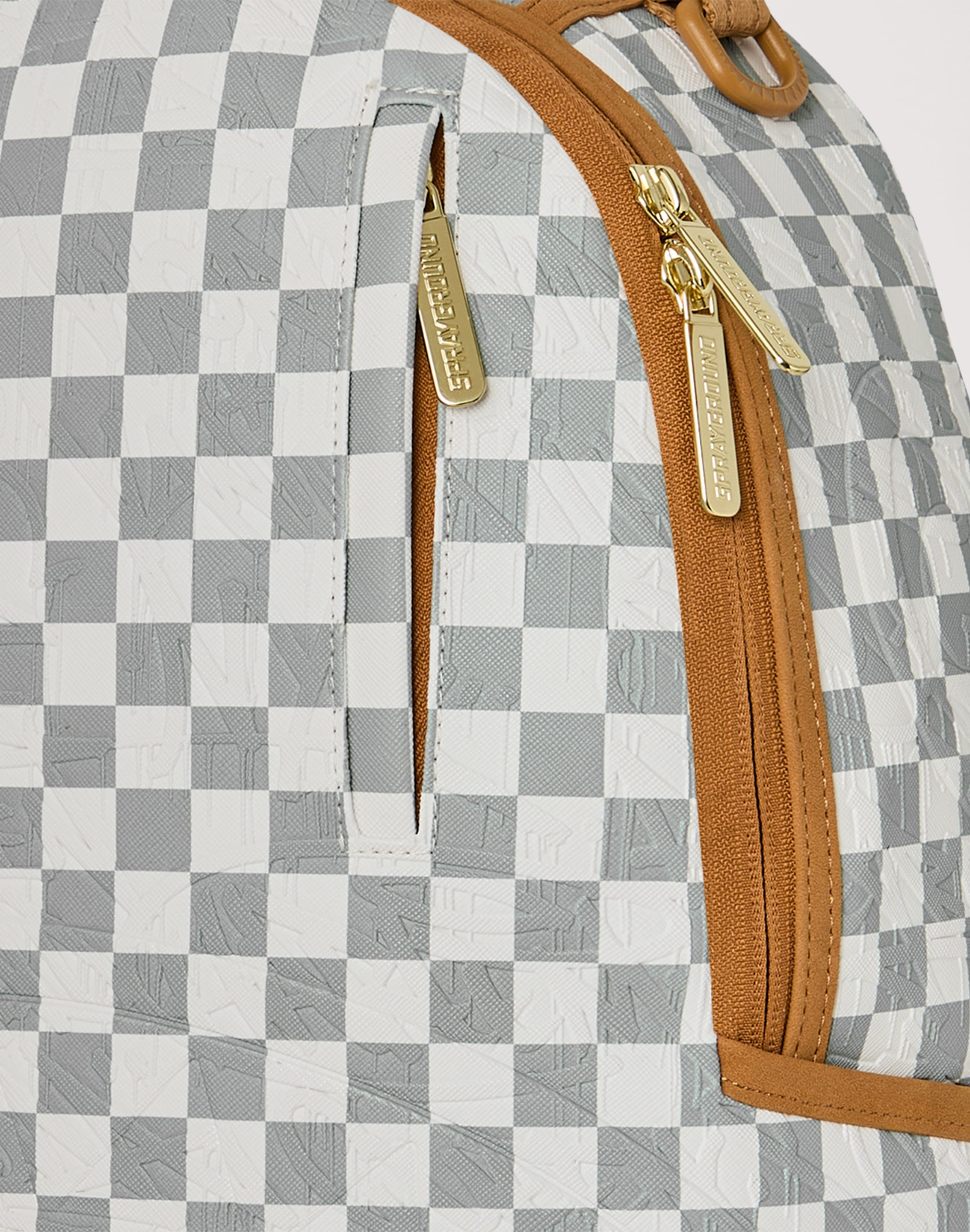 Photo of Sprayground Graffiti Embossed Check Backpack