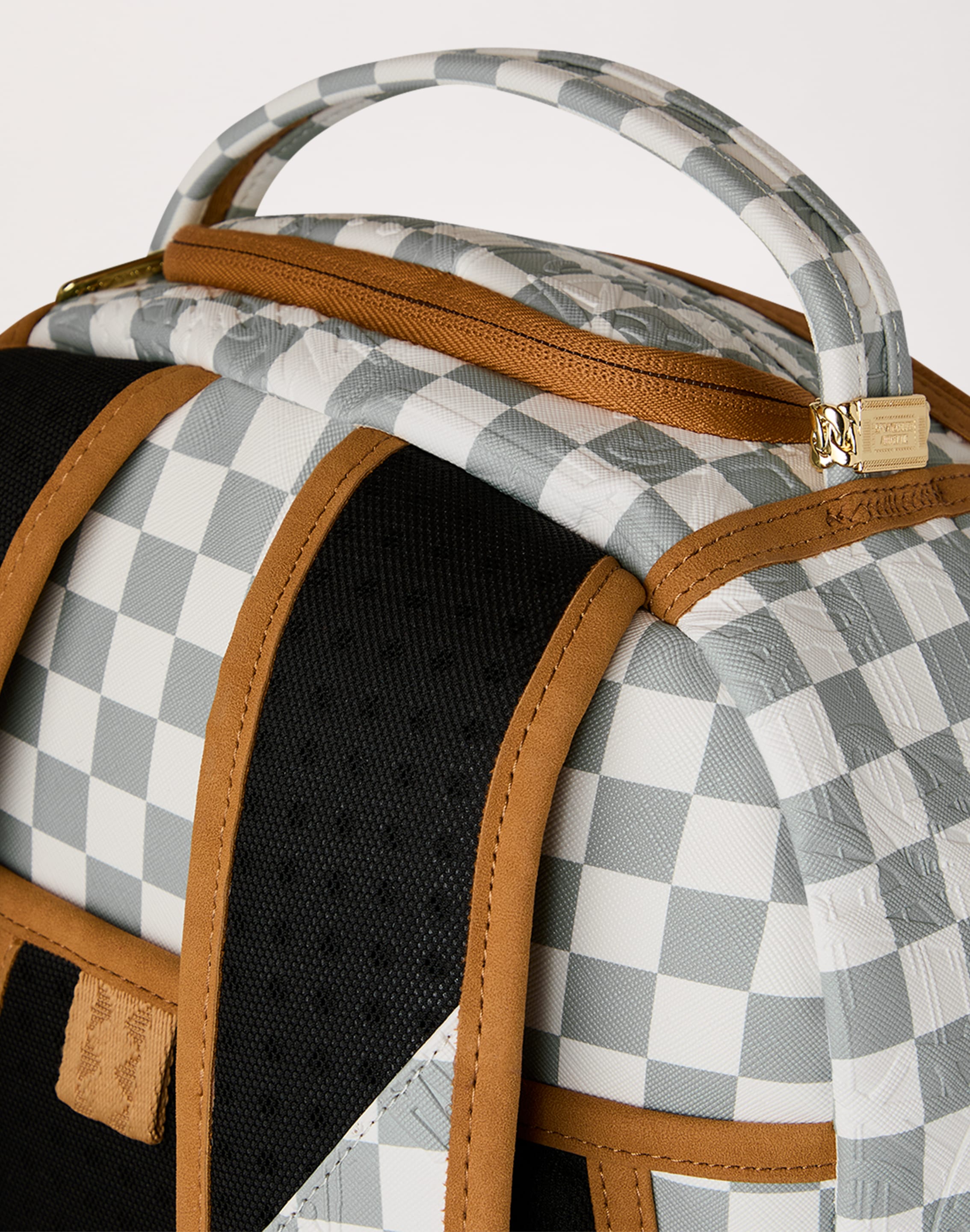 Photo of Sprayground Graffiti Embossed Check Backpack
