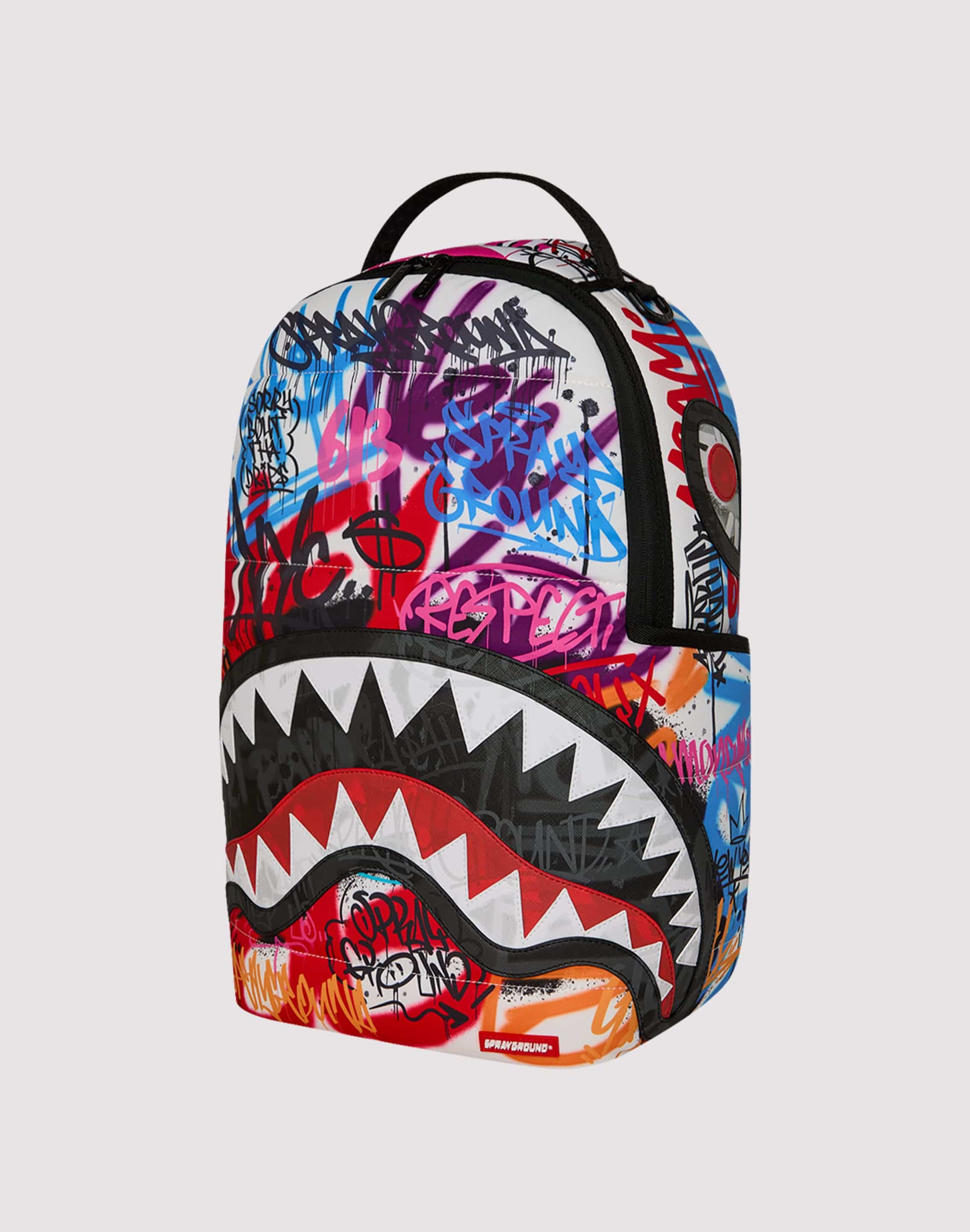 Photo of Sprayground Tagged Puffer Backpack
