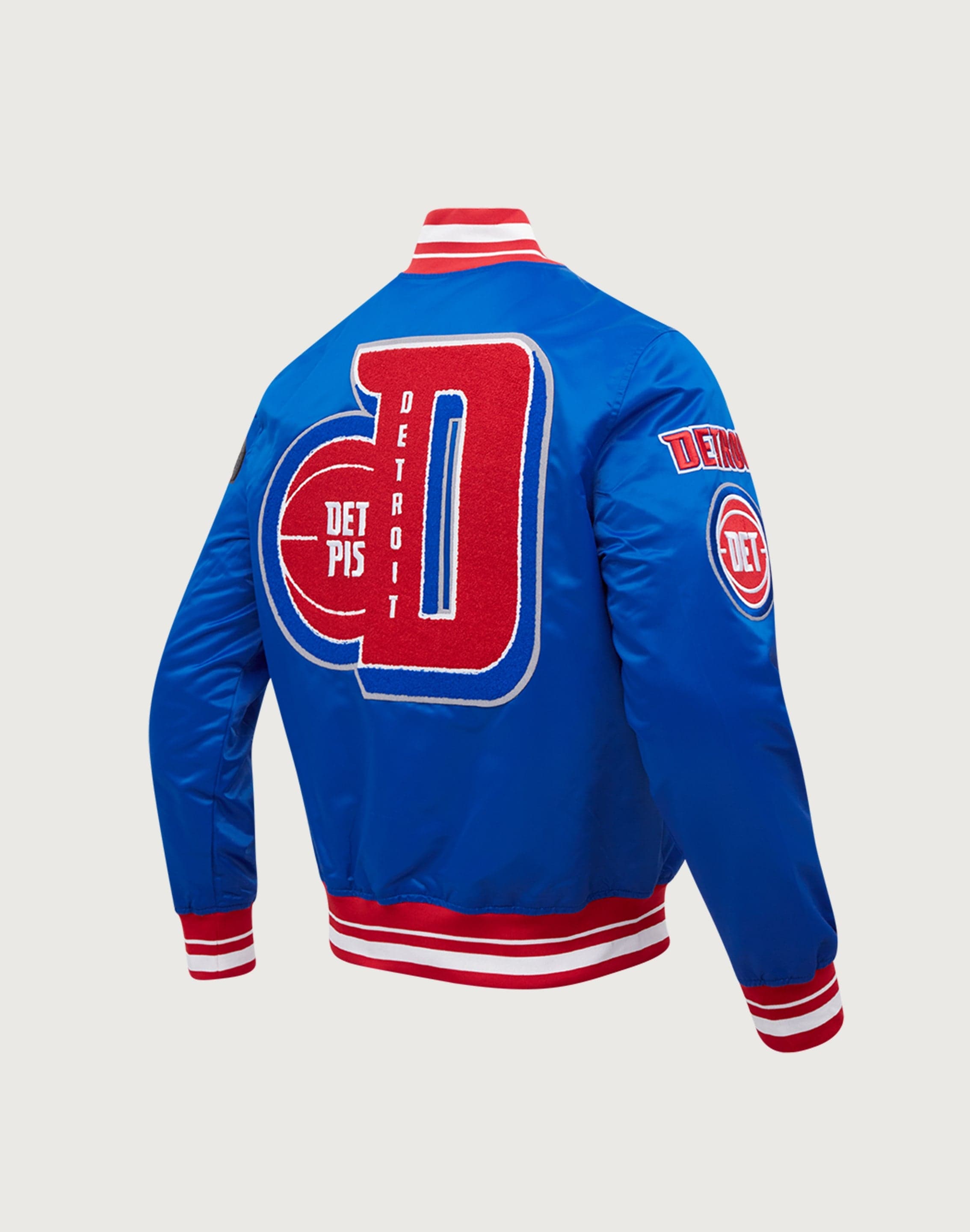 Detroit Pistons スタジャン L NBA Pro Standard NBA Detroit Pistons Mashup Rib Satin Jacket – DTLR