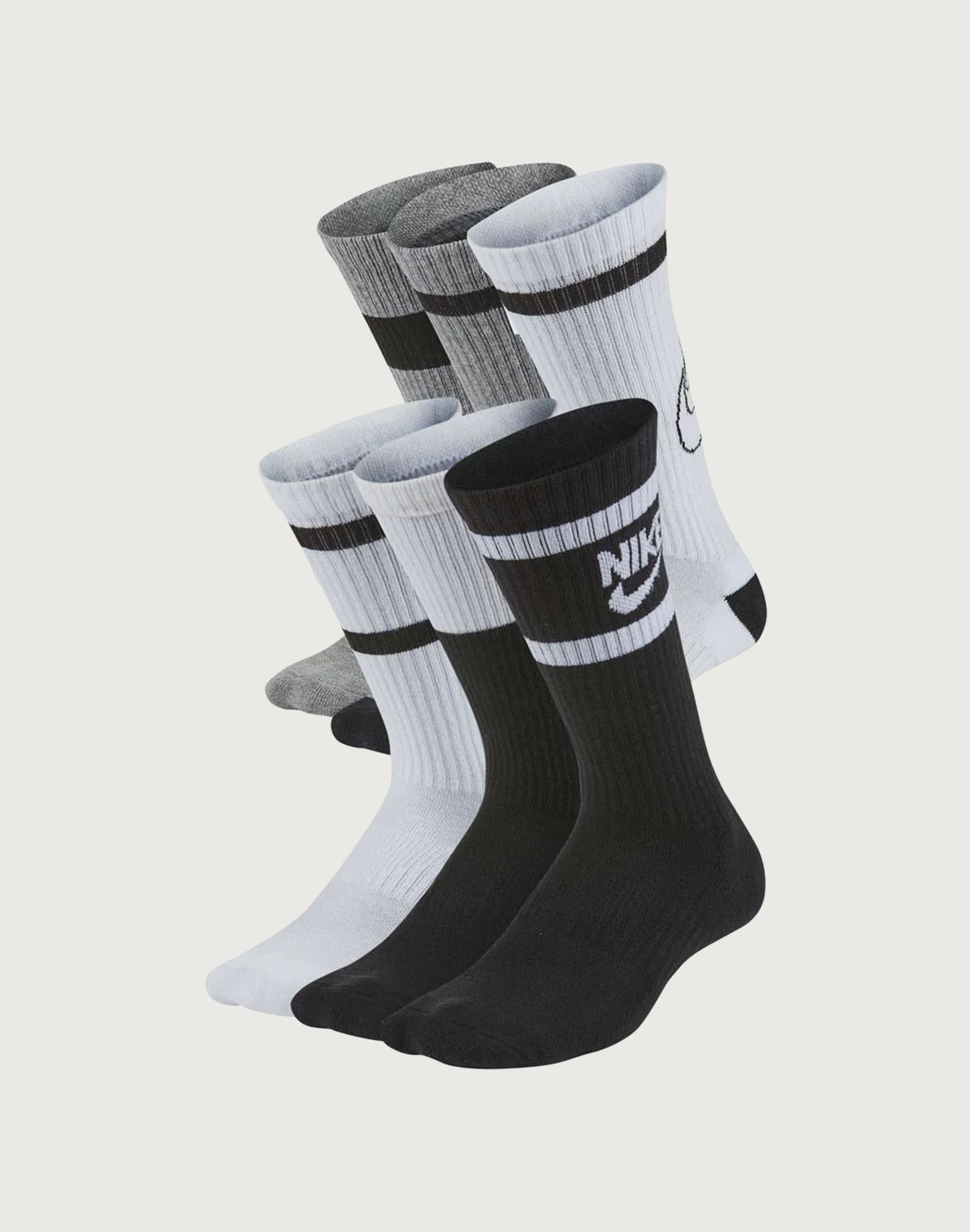 Nike Everyday Cushioned Crew Socks 6-Pack Grade-School – DTLR