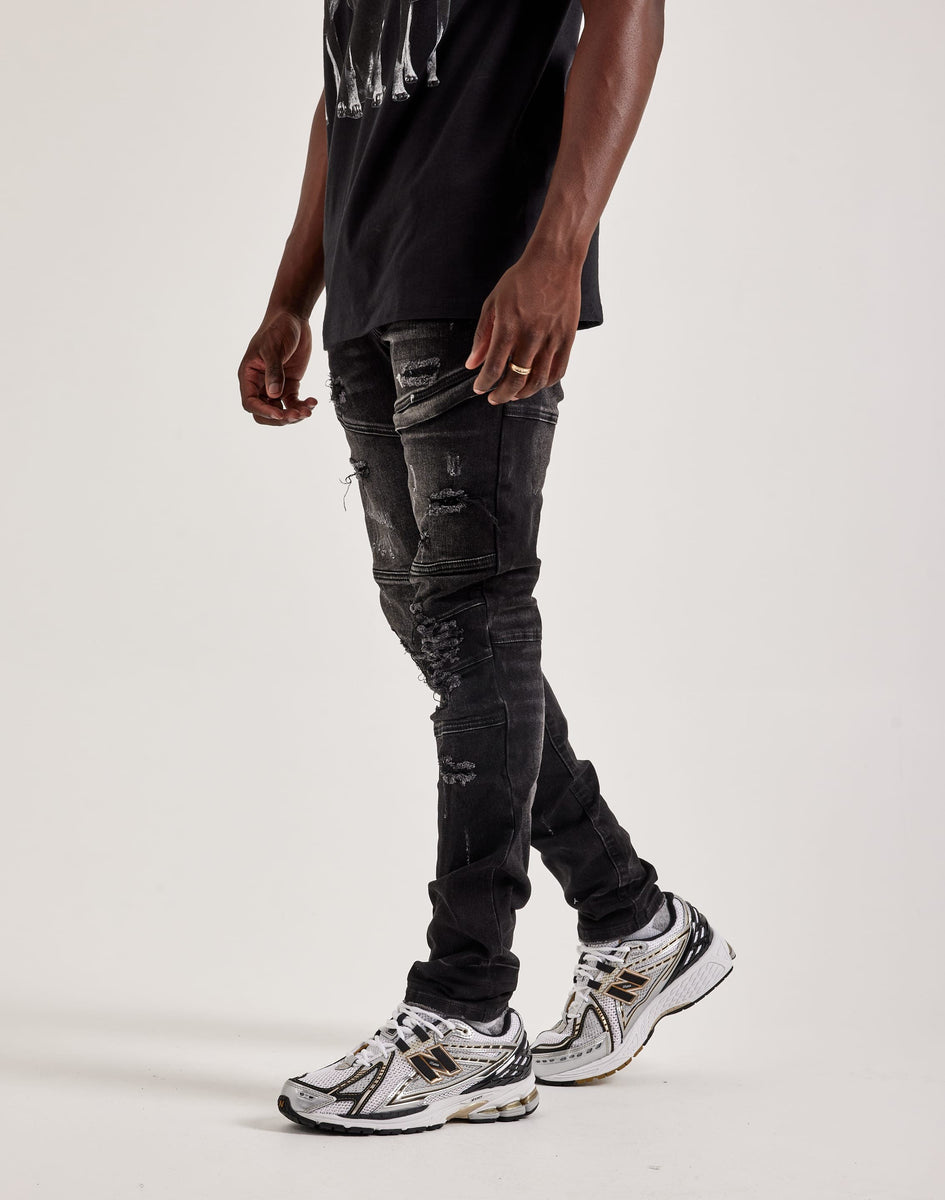 Crysp Denim Distressed Denim Jeans – DTLR