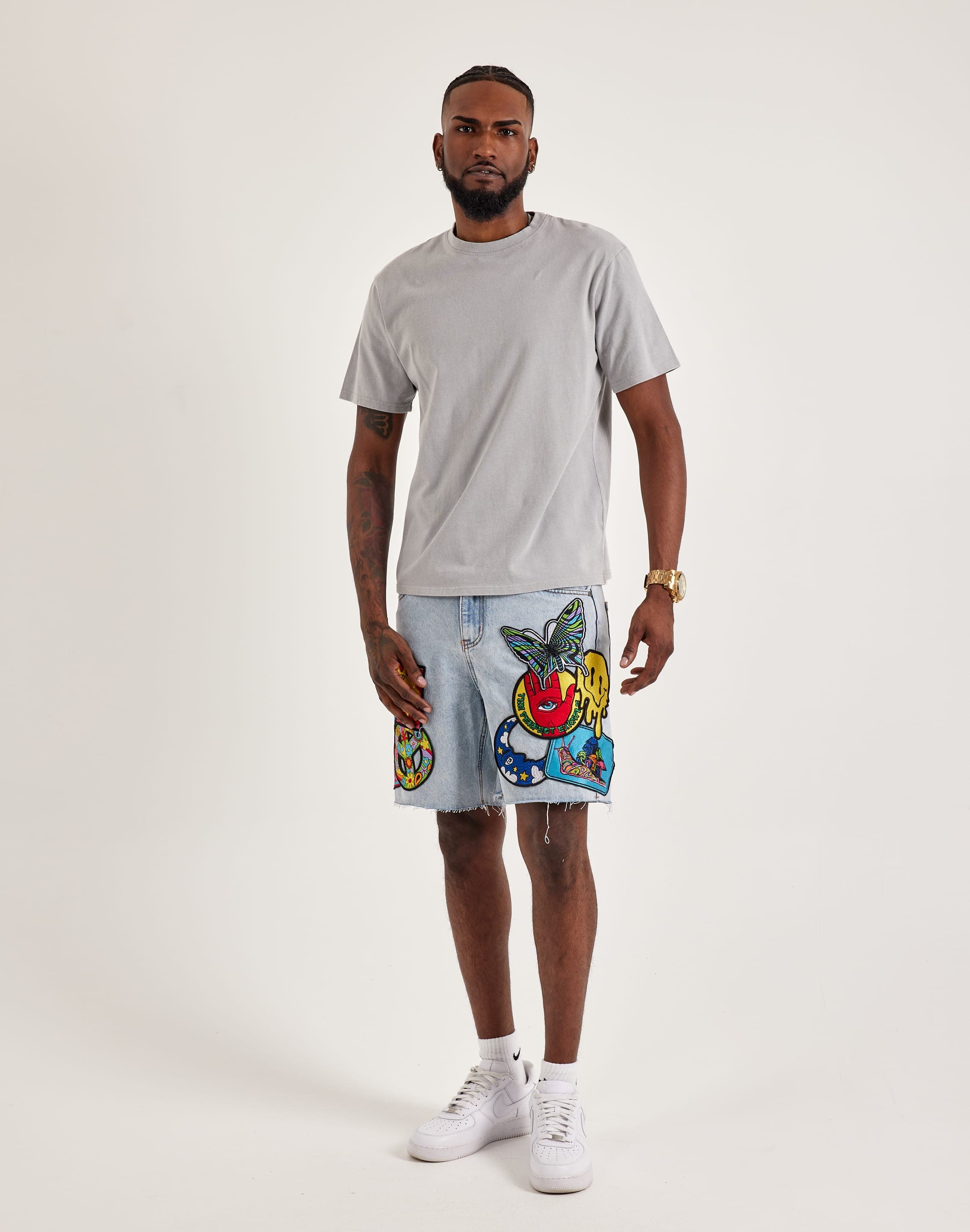 EPTM Trippy Denim Shorts