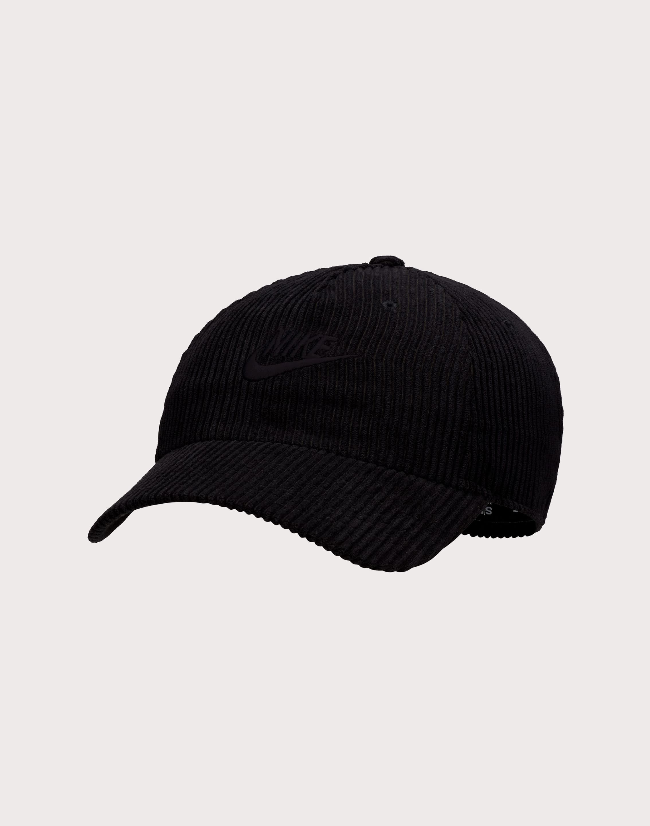 Photo of Nike Sportswear Club Corduroy Adjustable Black Cap