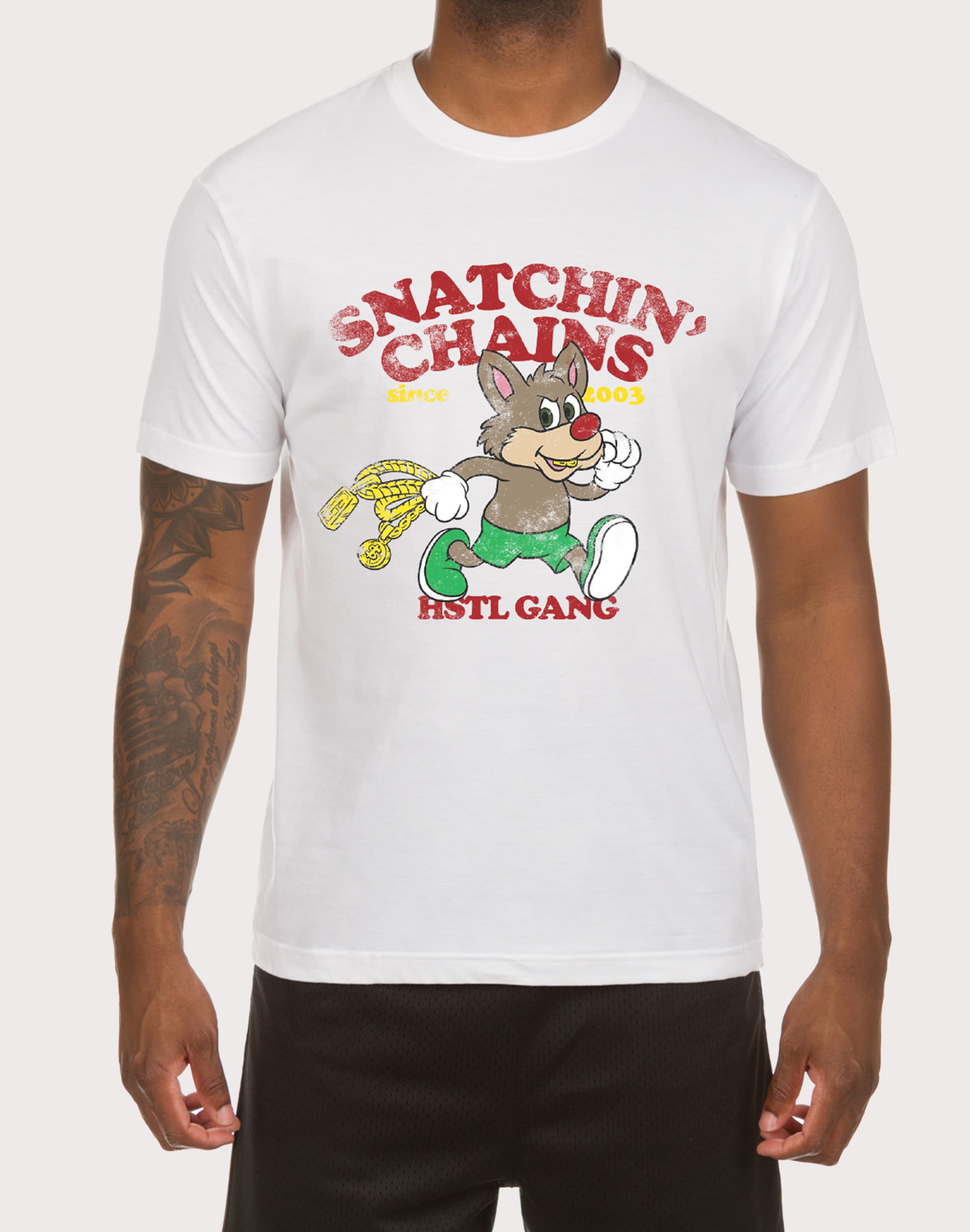 Photo of Hustle Gang Take Date White Tee