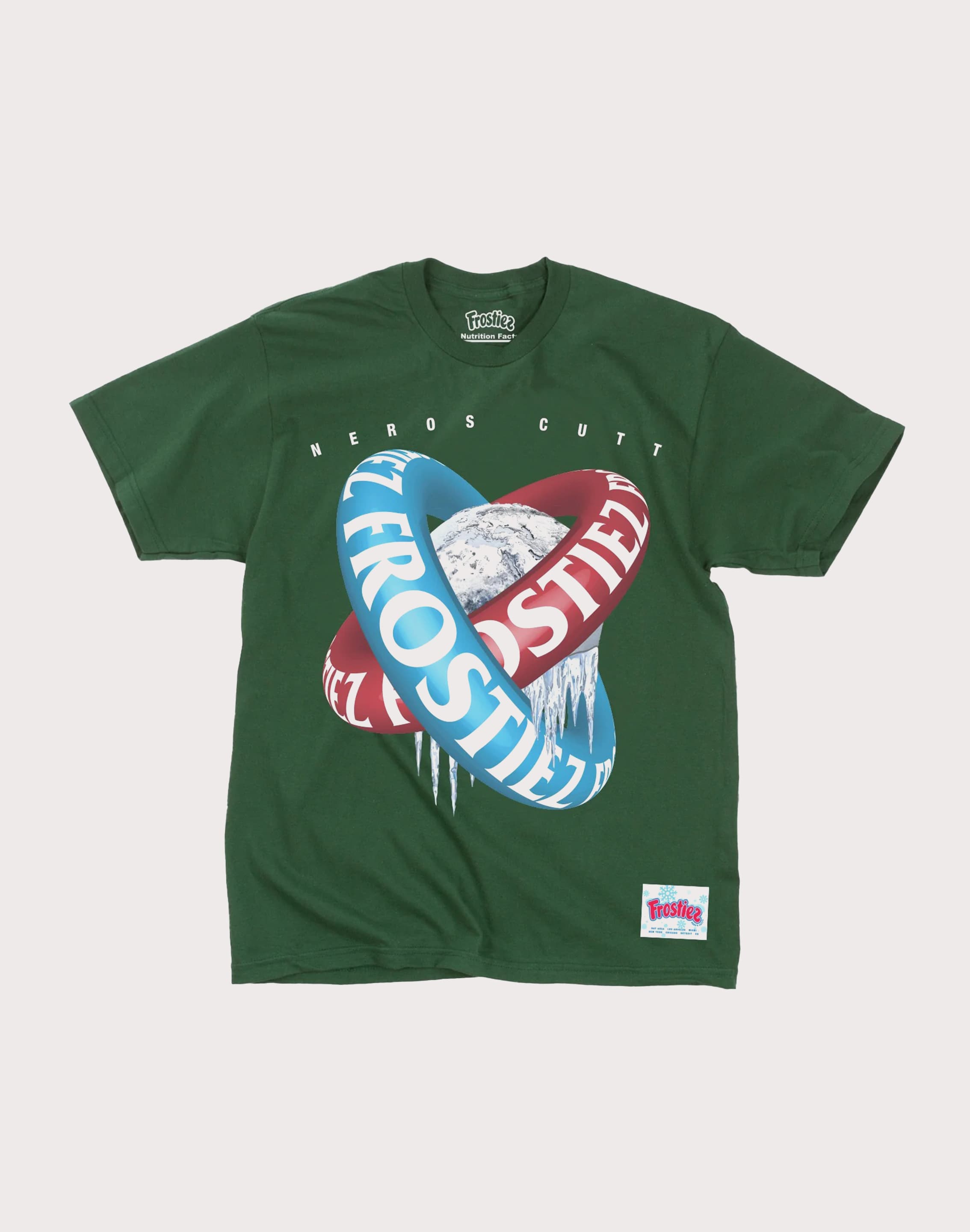 Photo of FROSTIEZ RP55 LLC Frostiez Cold World Green Tee