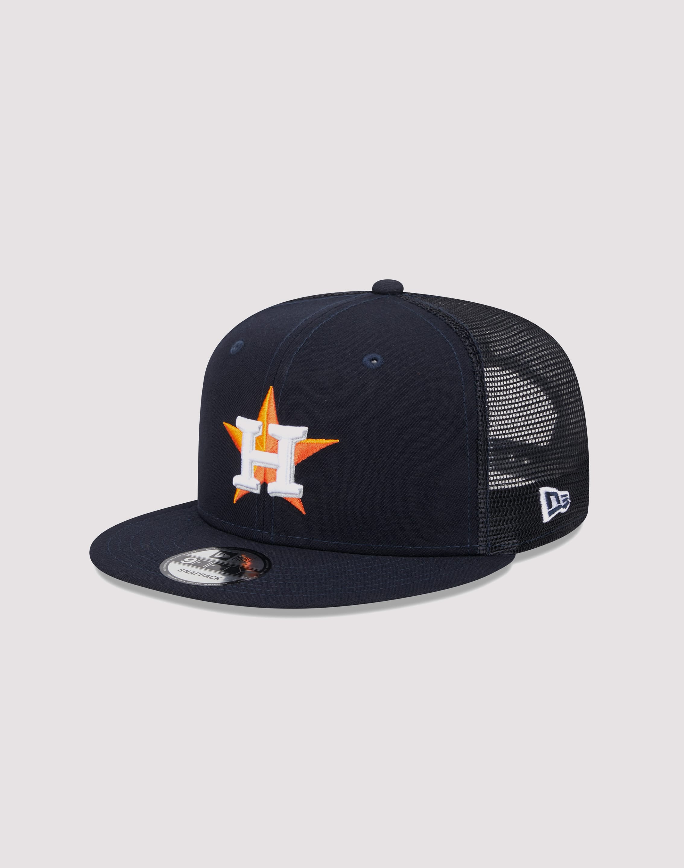 Photo of New Era Houston Astros 9FIFTY Evergreen Trucker Navy Snapback