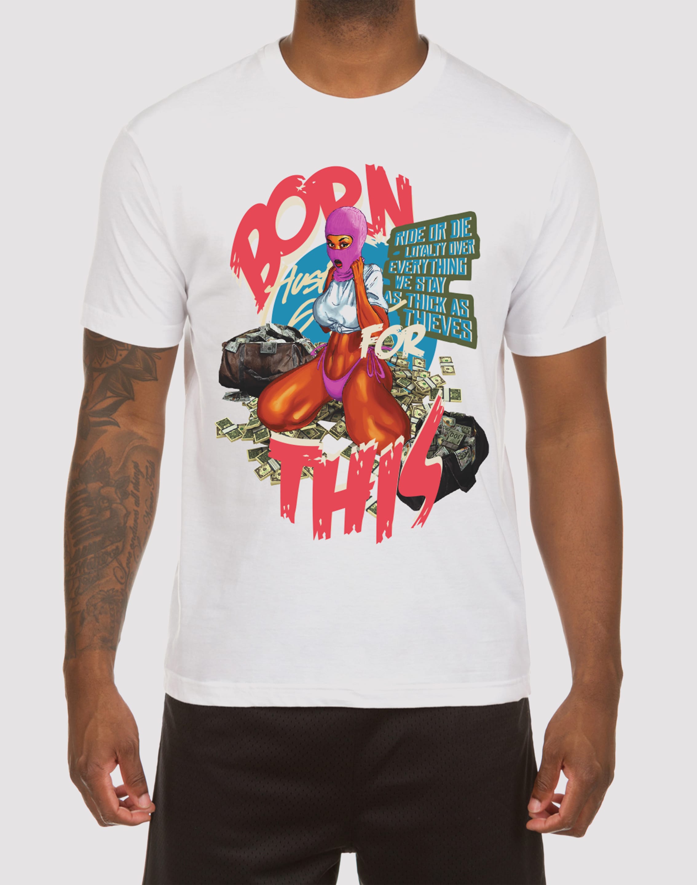 Photo of Hustle Gang Ride Or Die Tee