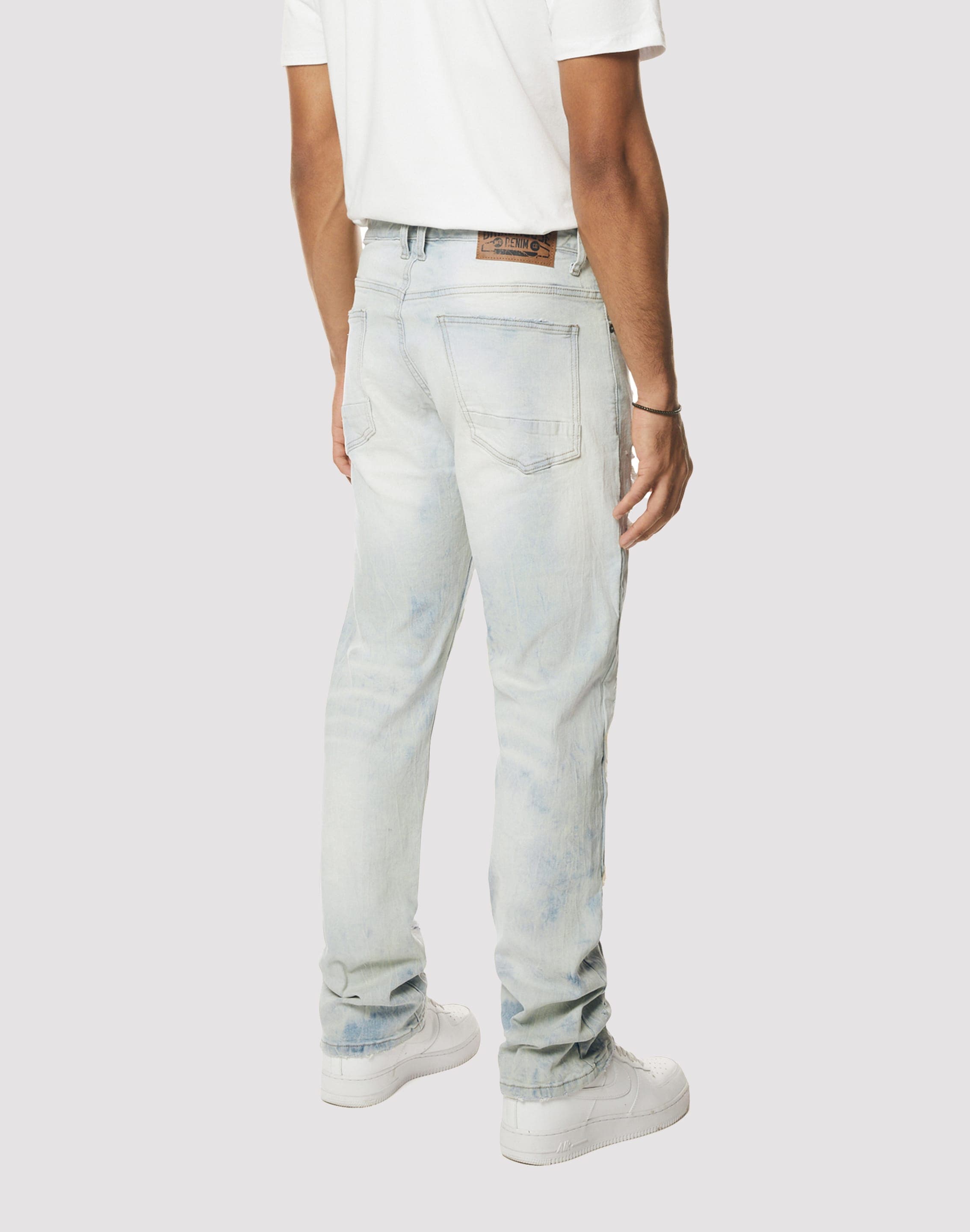 Photo of Grindhouse Fray Cut N Sew Straight Fit Denim Jeans