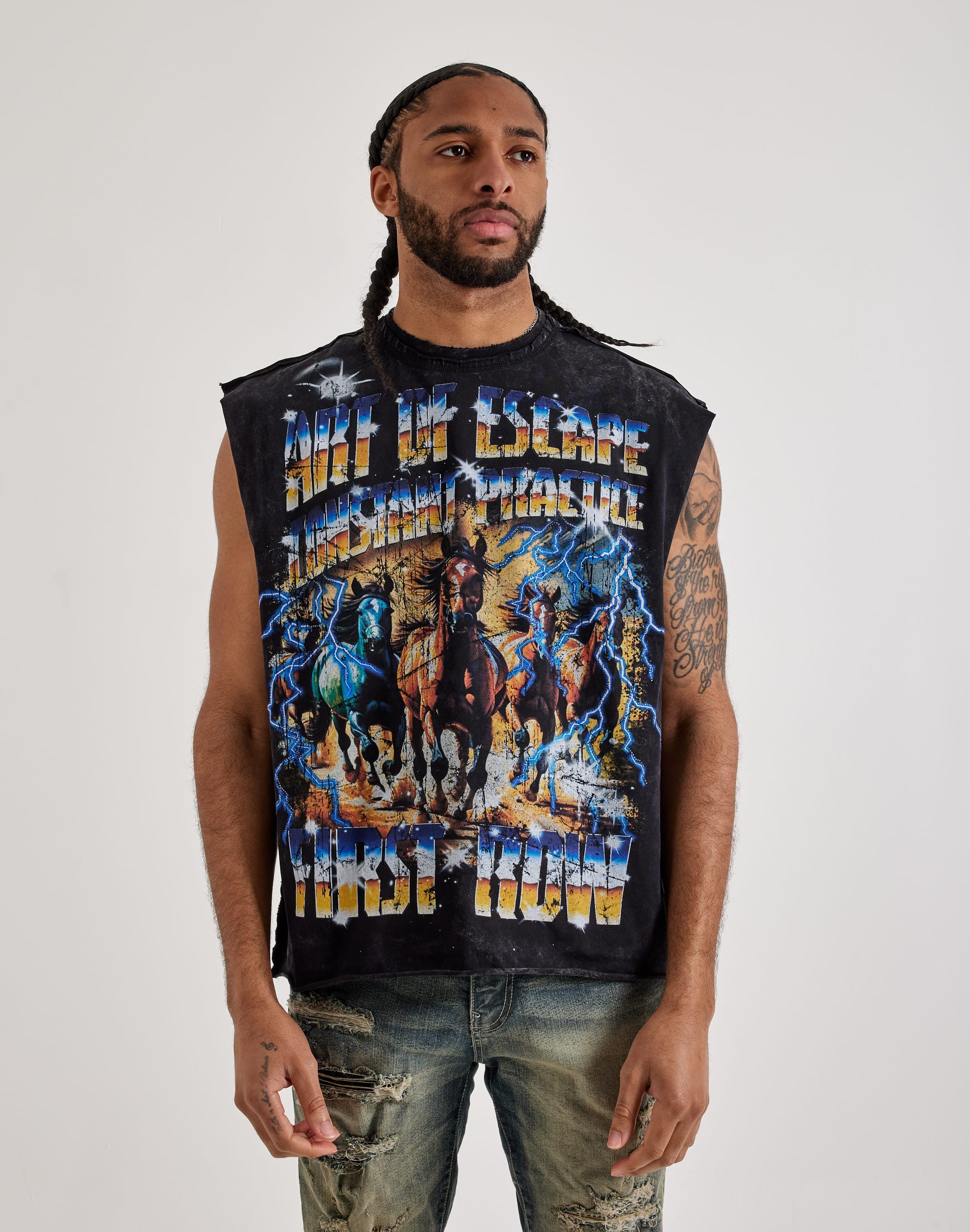 First Row Art Of Escape Sleeveless Tee – DTLR