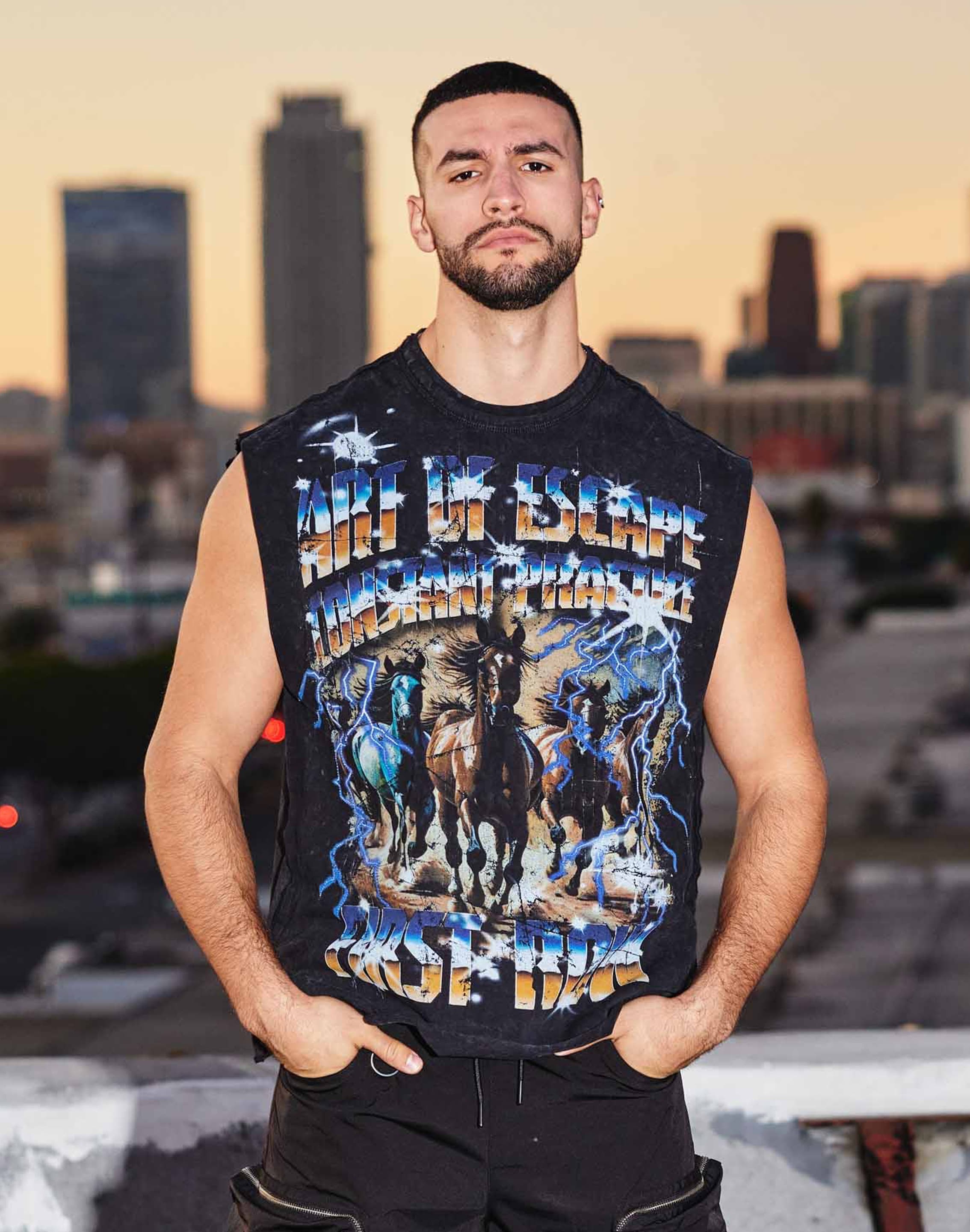 Photo of First Row Stampede Muscle Tee