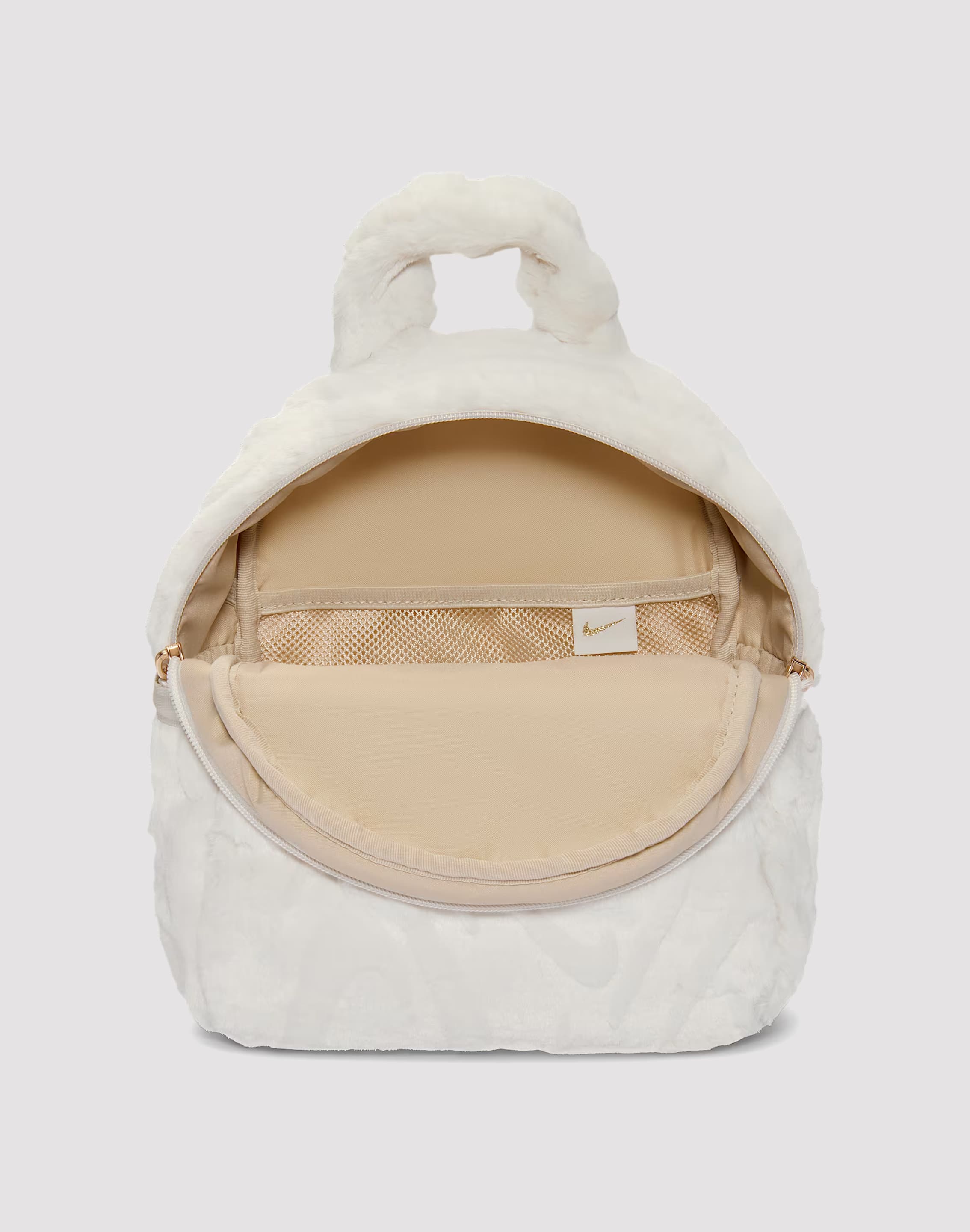 fuzzy nike backpack Nike Futura Faux Fur Mini Backpack