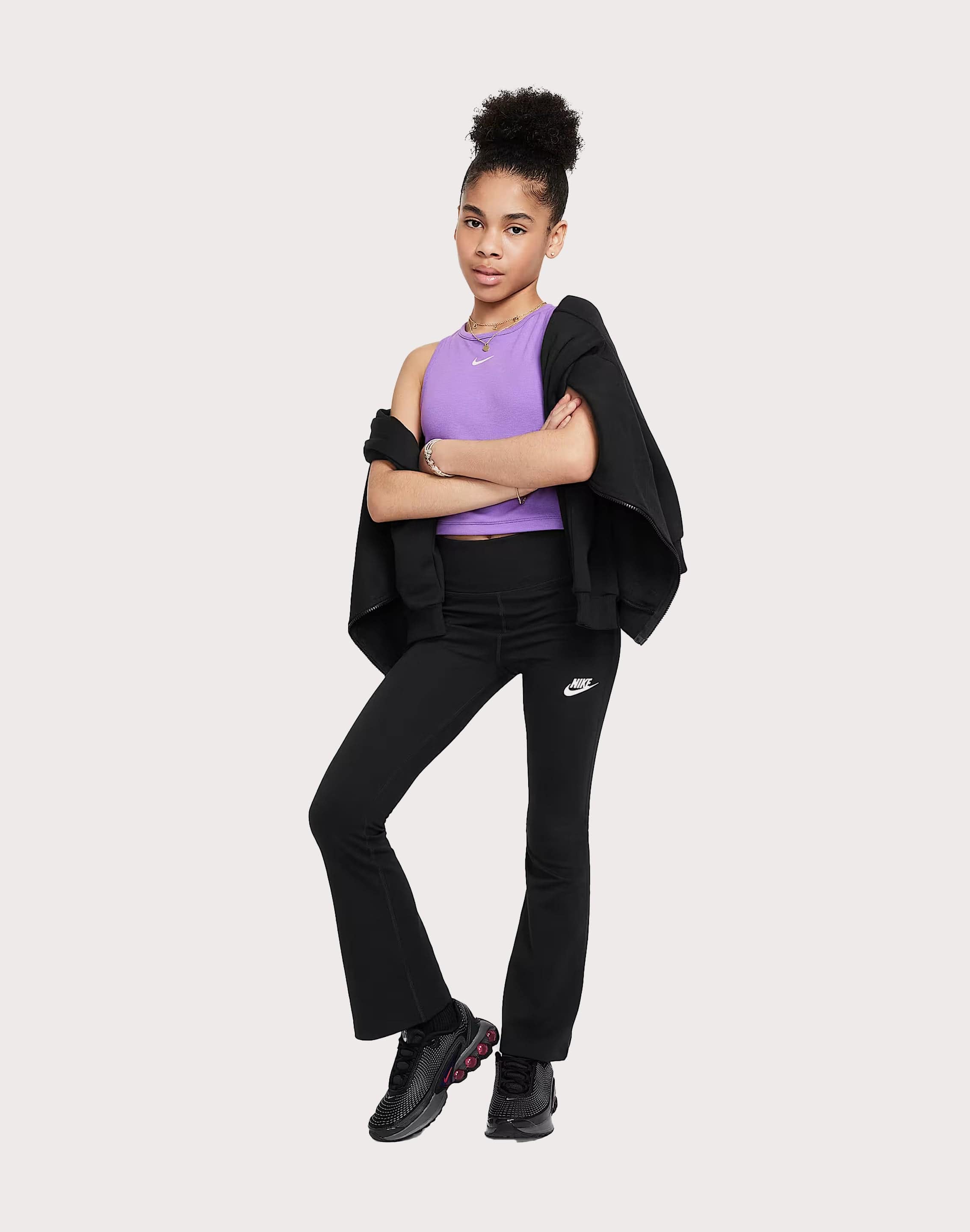 Nike High-Waisted Flared Leggings Grade-School – DTLR
