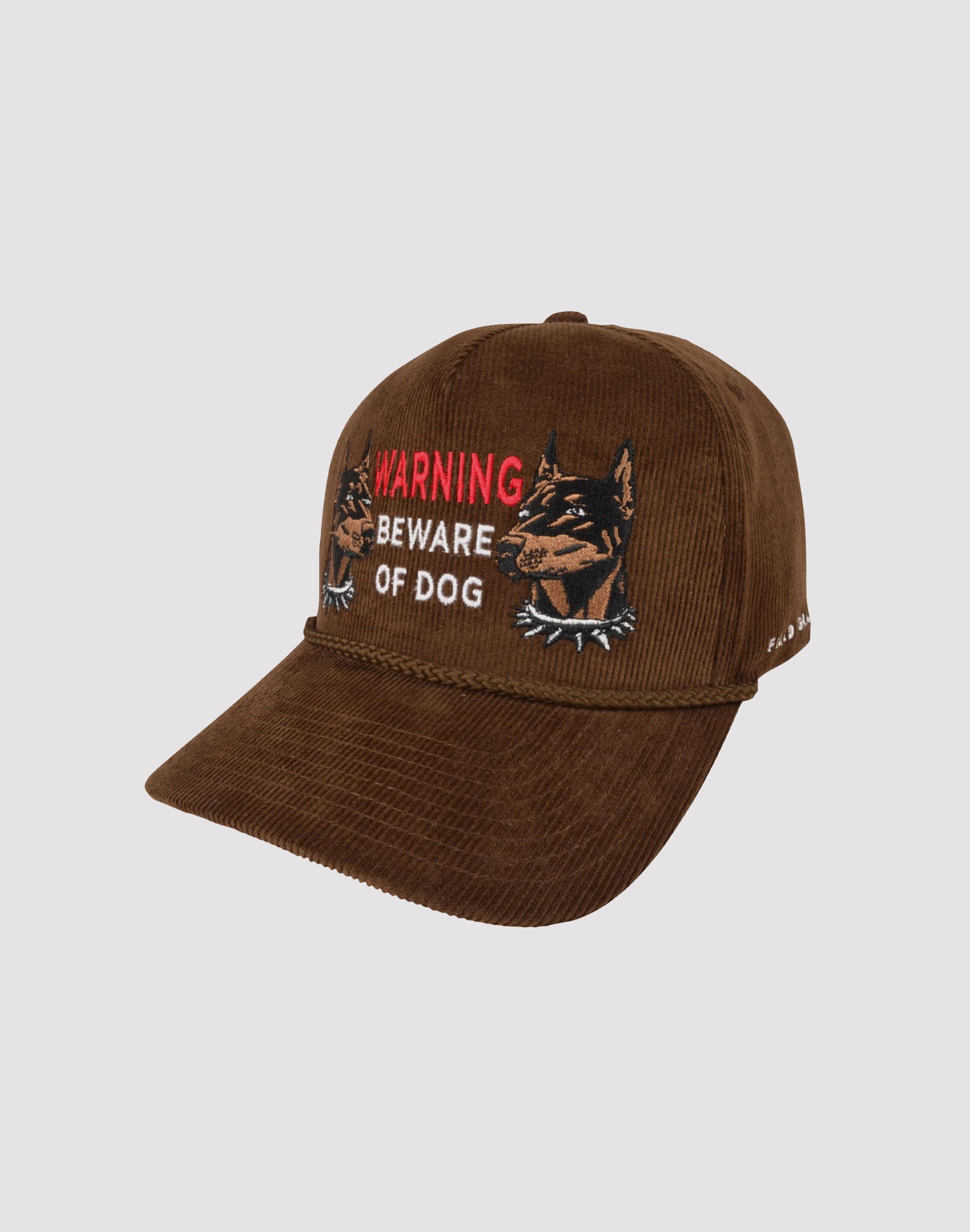 Photo of GENERAL RELATIVITY COMPANY LLC Beware of Dog Foam Corduroy Mocha Trucker Snapback