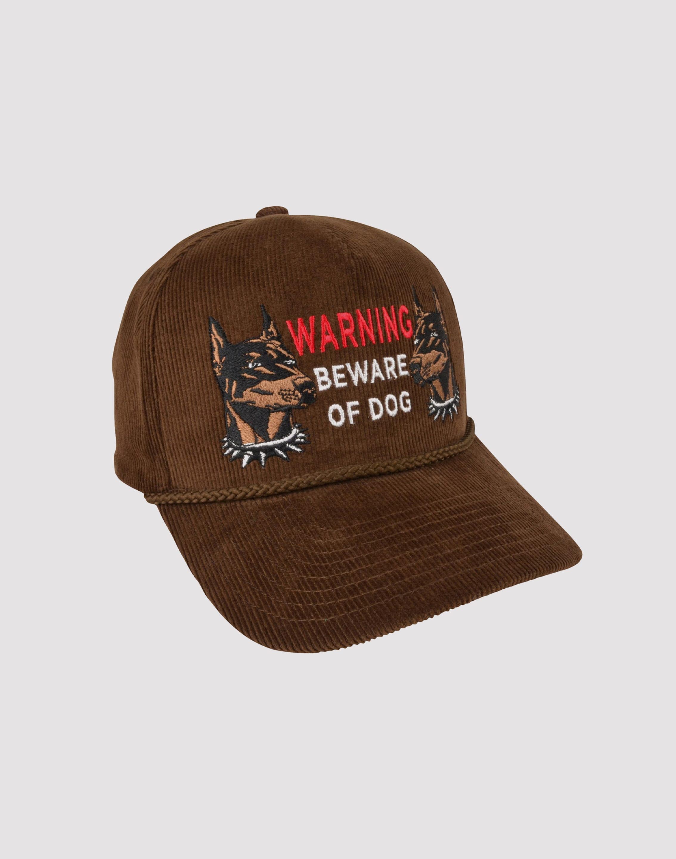 Photo of GENERAL RELATIVITY COMPANY LLC Beware of Dog Foam Corduroy Mocha Trucker Snapback