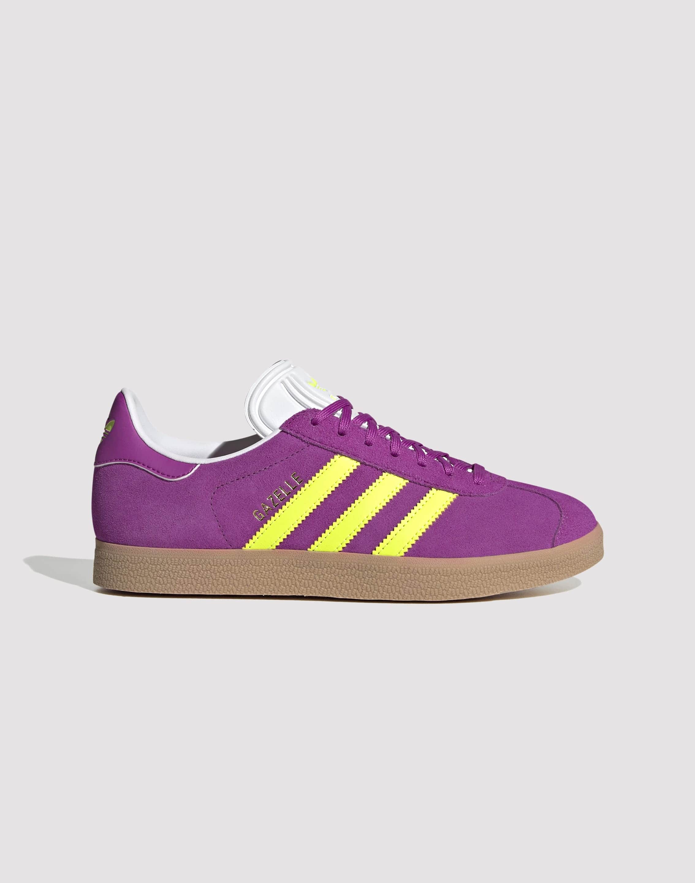 Adidas Originals Gazelle "Purple Burst/Solar Yellow/Off-White" DTLR Adidas Originals Gazelle "Purple Burst/Solar Yellow/Off-White" DTLR