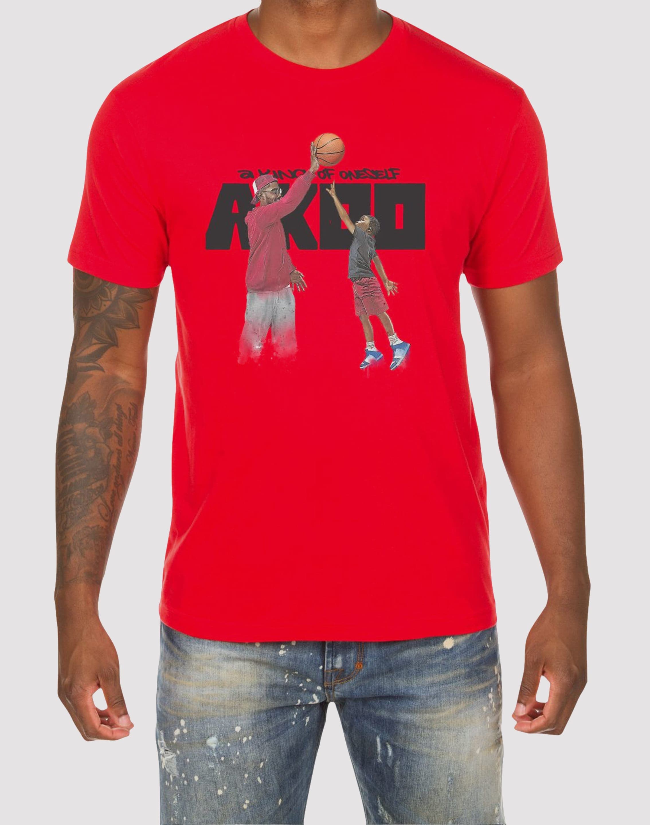 Photo of Akoo Hoops Red Tee