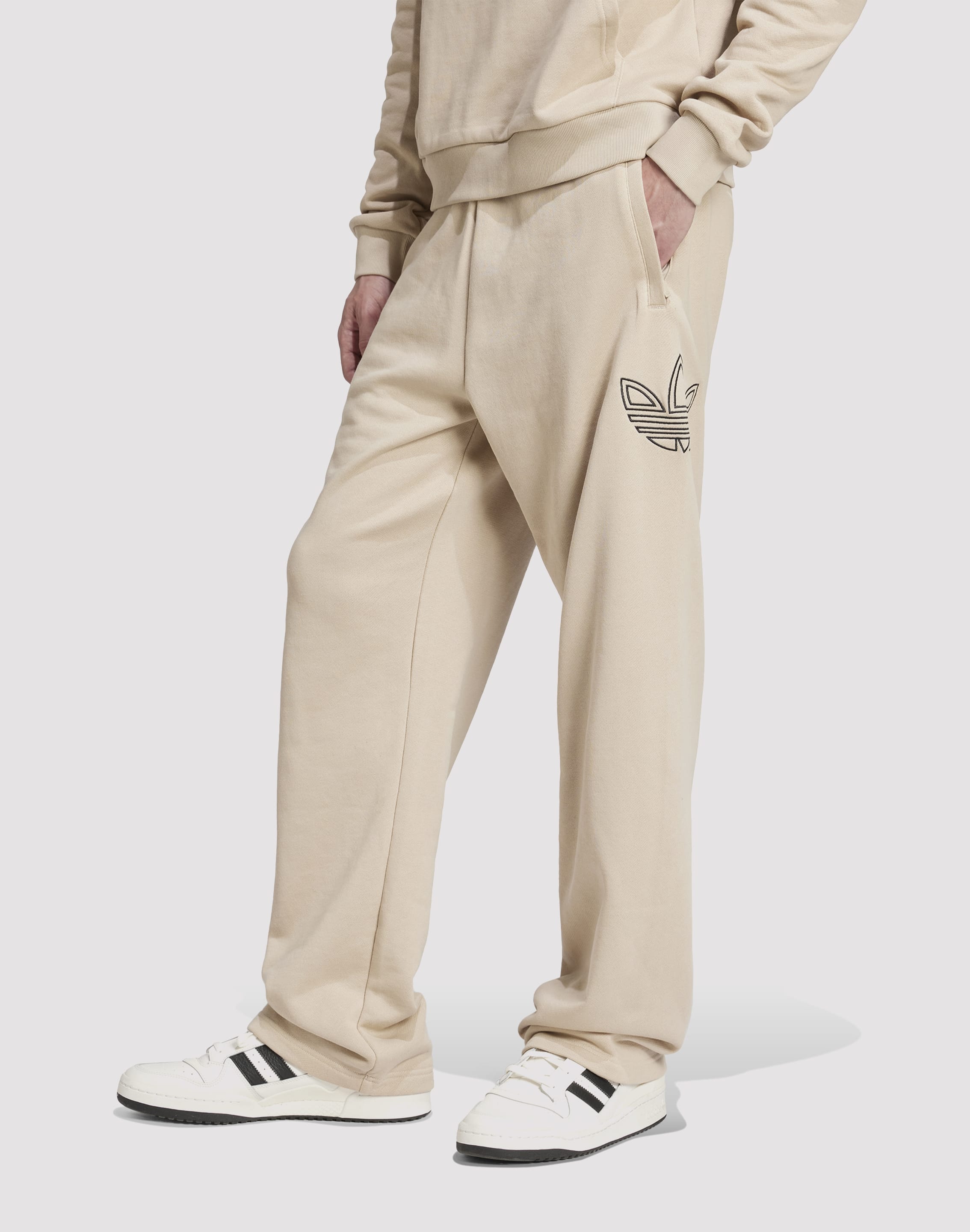 Adidas Outlined Trefoil Fleece Pants – DTLR - Main Image