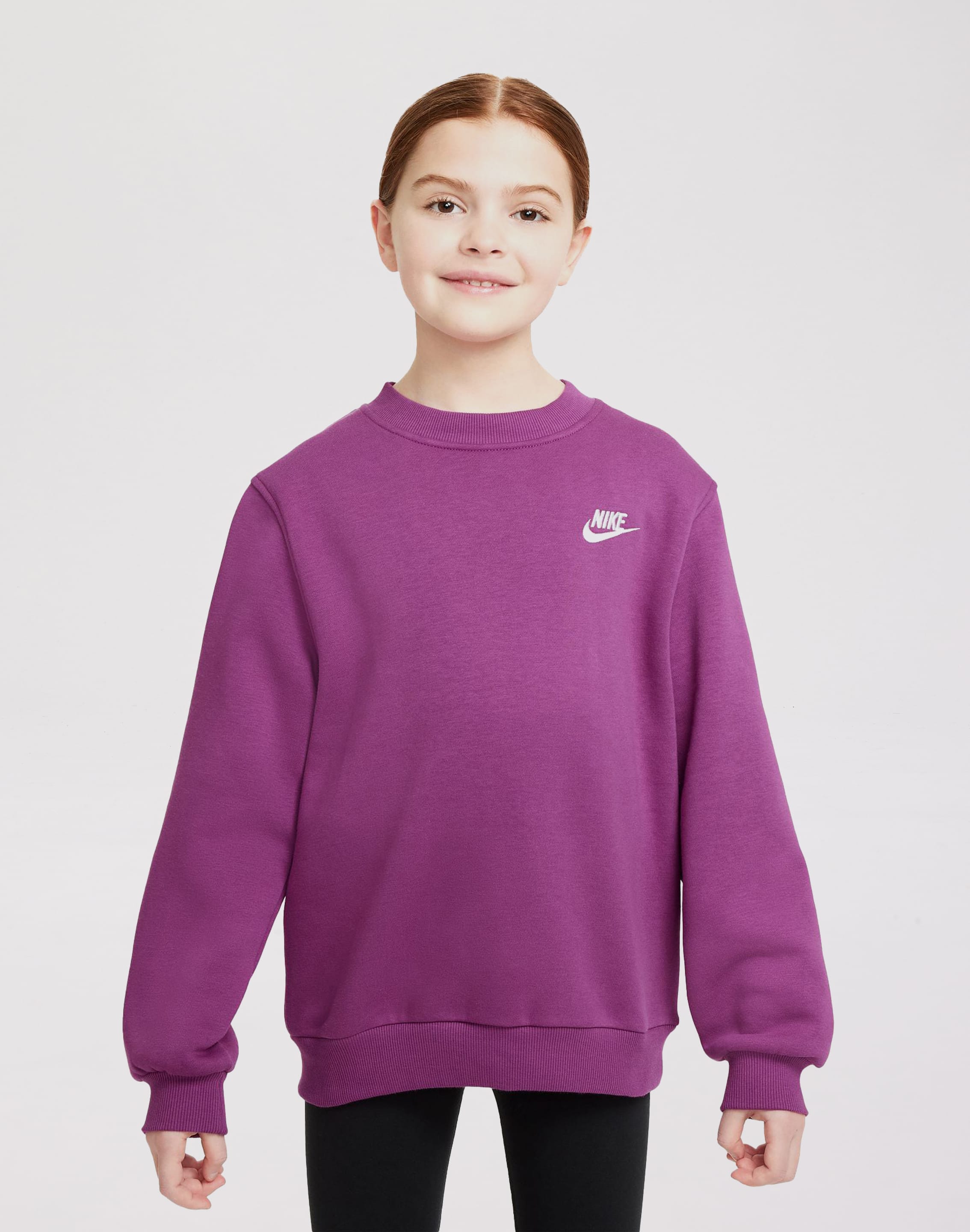 Womens Sportswear Nike Purple Crew Neck Sweatshirt Nike Women's